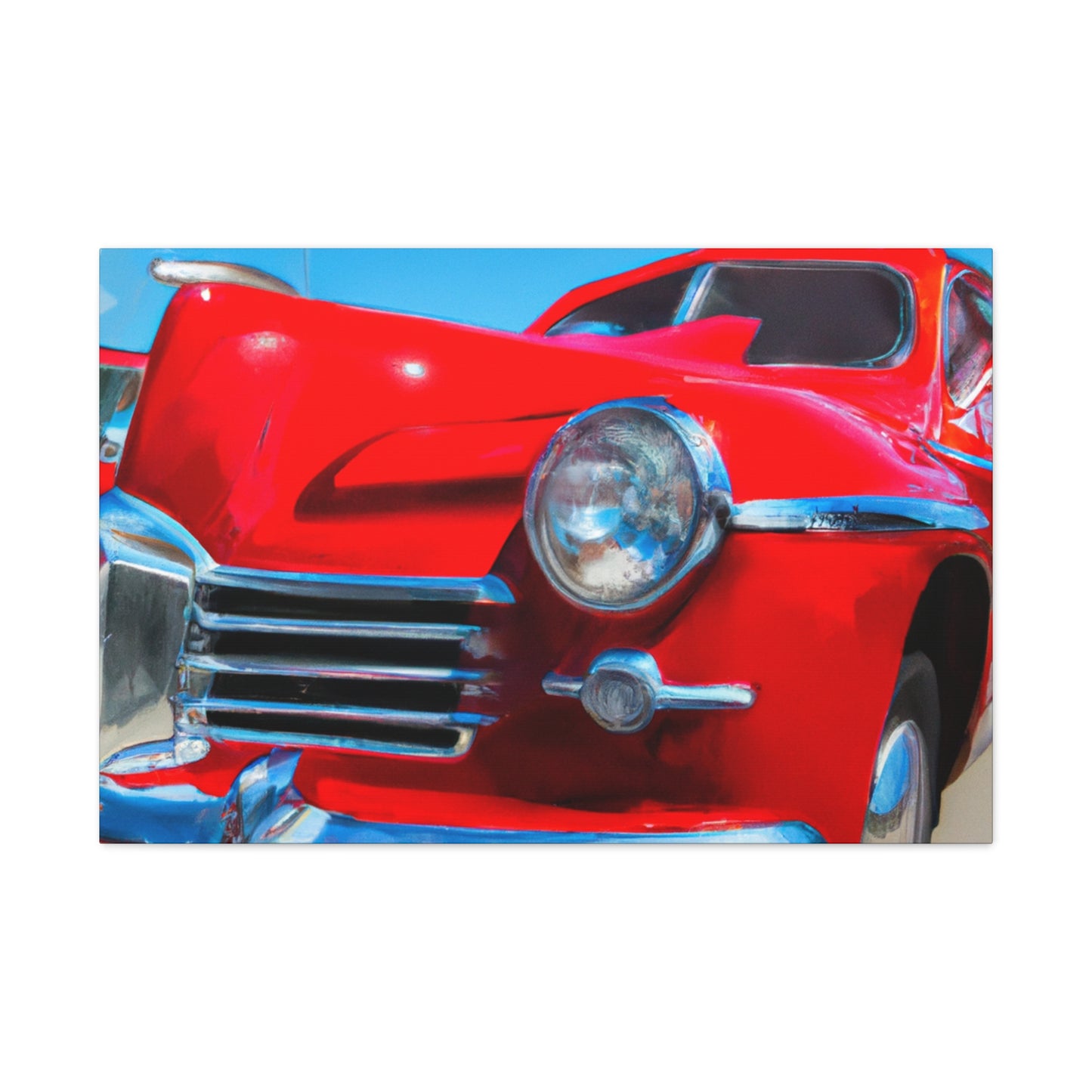 "Red Devil" - Automobile Canvas