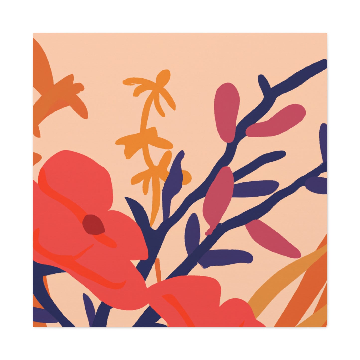 Camellia - Floral - Canvas