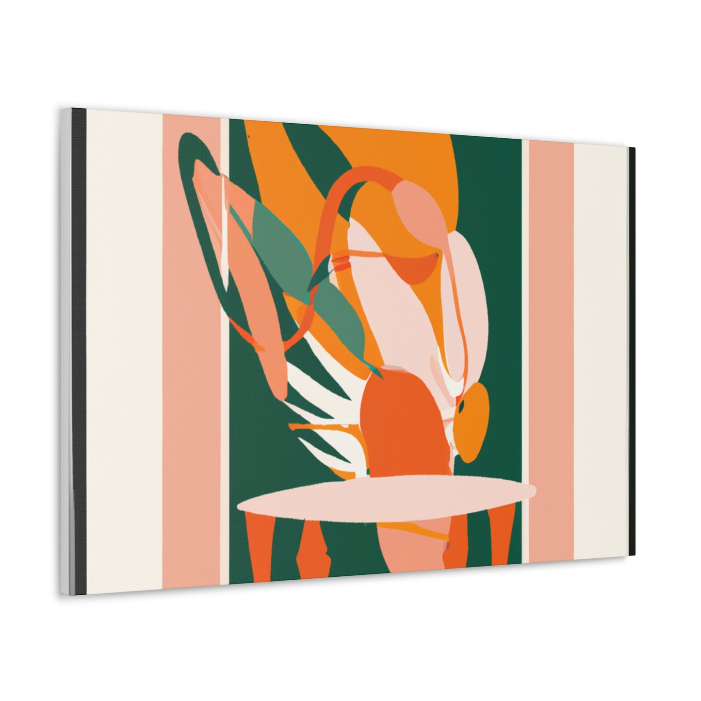 Flamingote - Midcentury Canvas