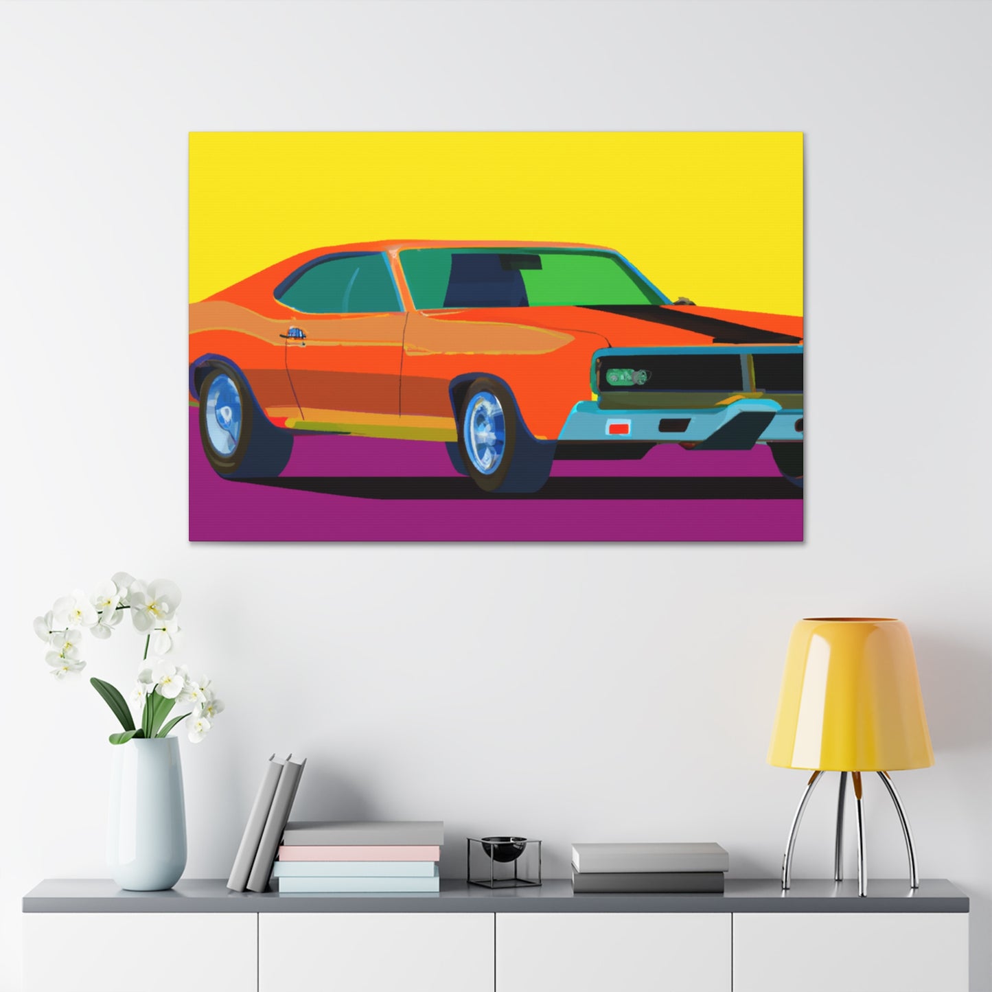 Classic Thunderbolt - Automobile - Canvas