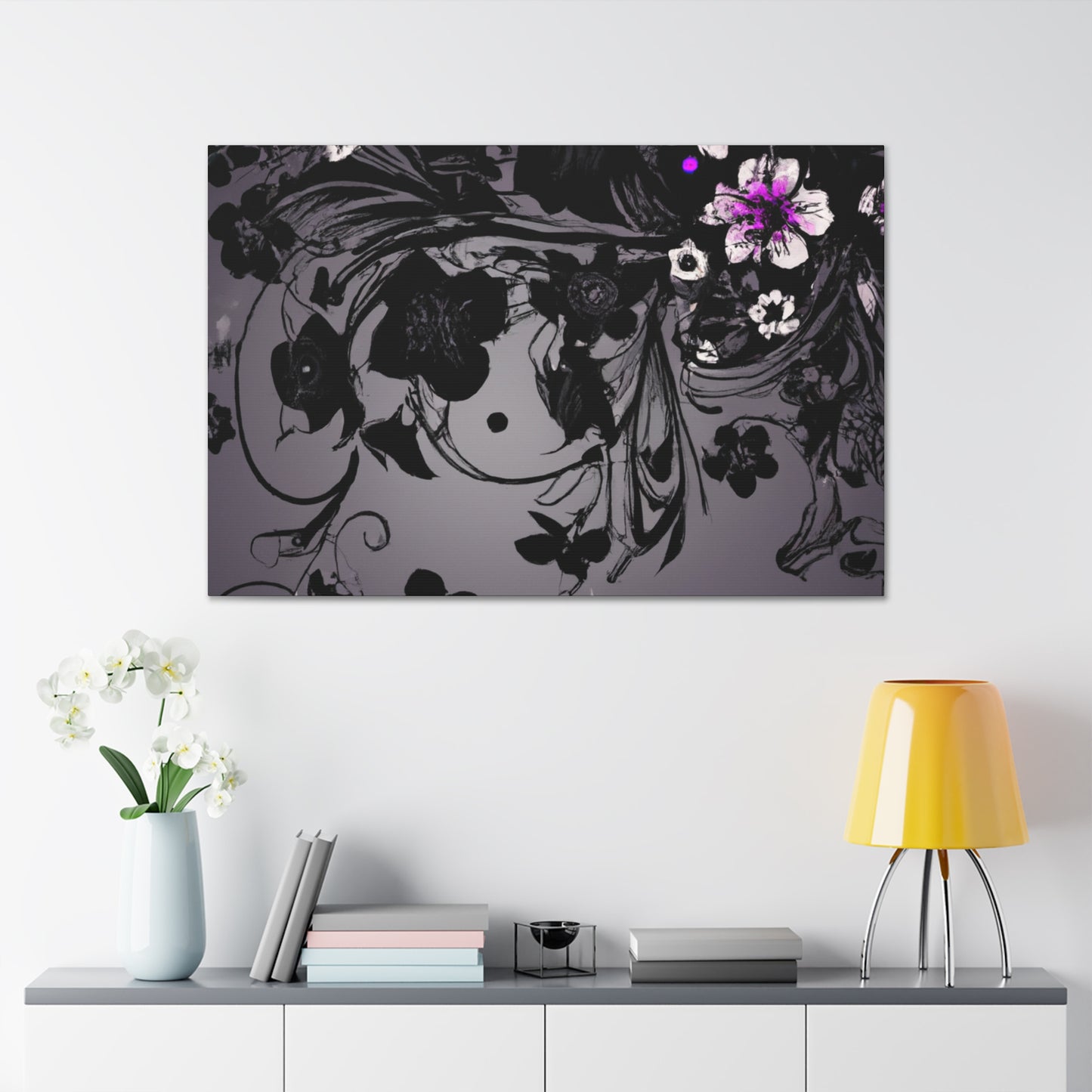 Blissful Heart – Floral - Canvas