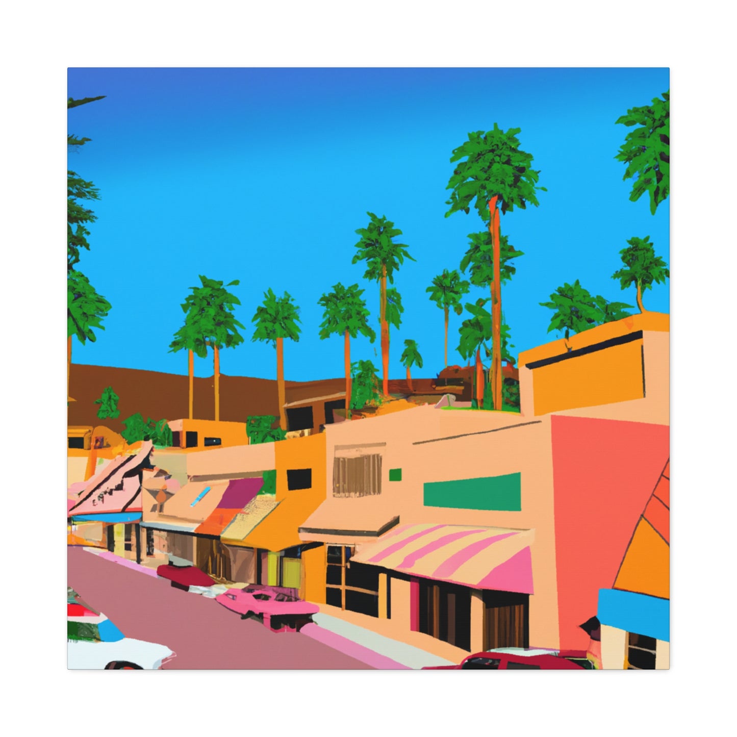 Desert Sphere- Architectural - Canvas