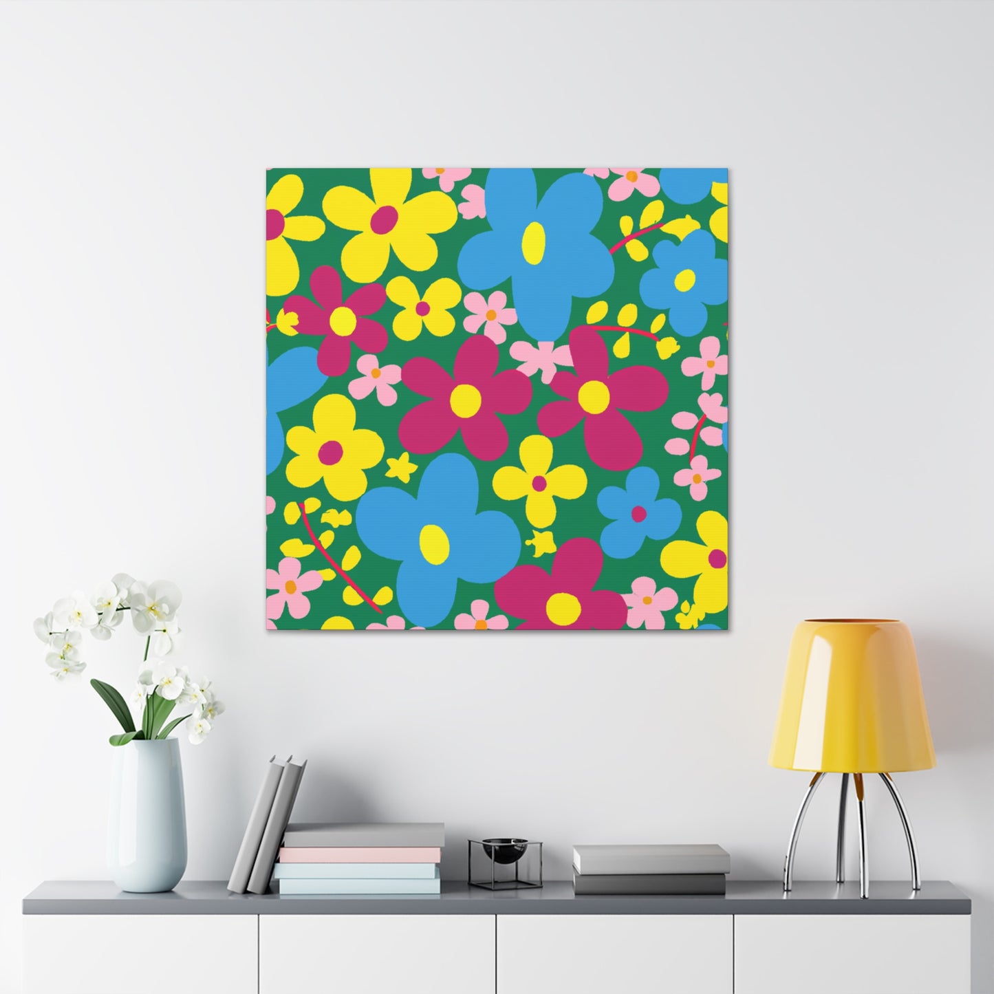 Blissful Bloom - Floral - Canvas