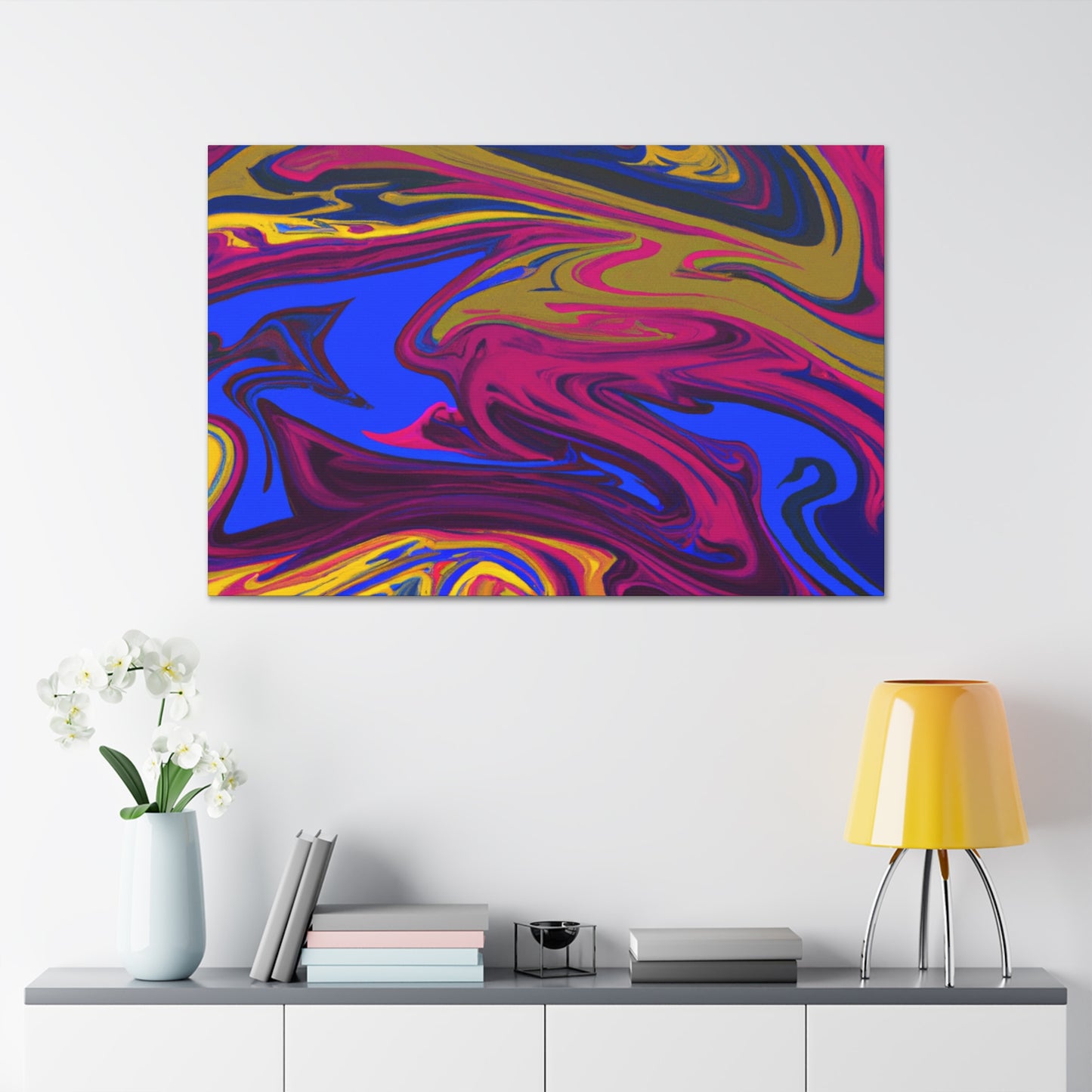 Aquabloom - Abstract - Canvas