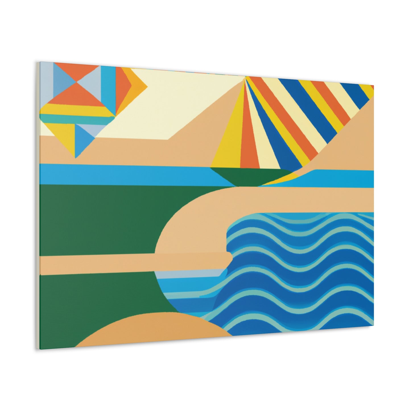 Waterpark - Midcentury Canvas