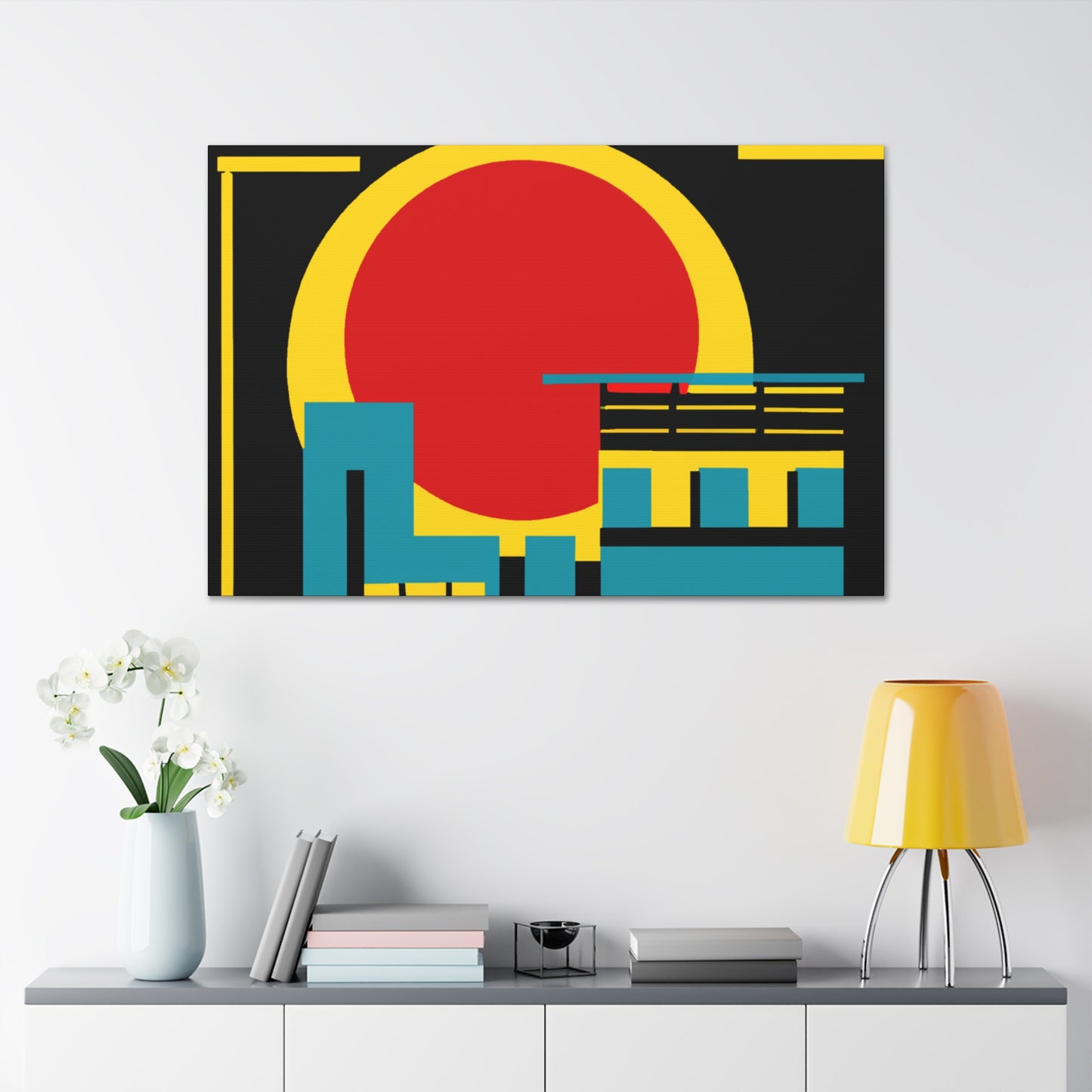 Fireywaddle. - Midcentury Canvas