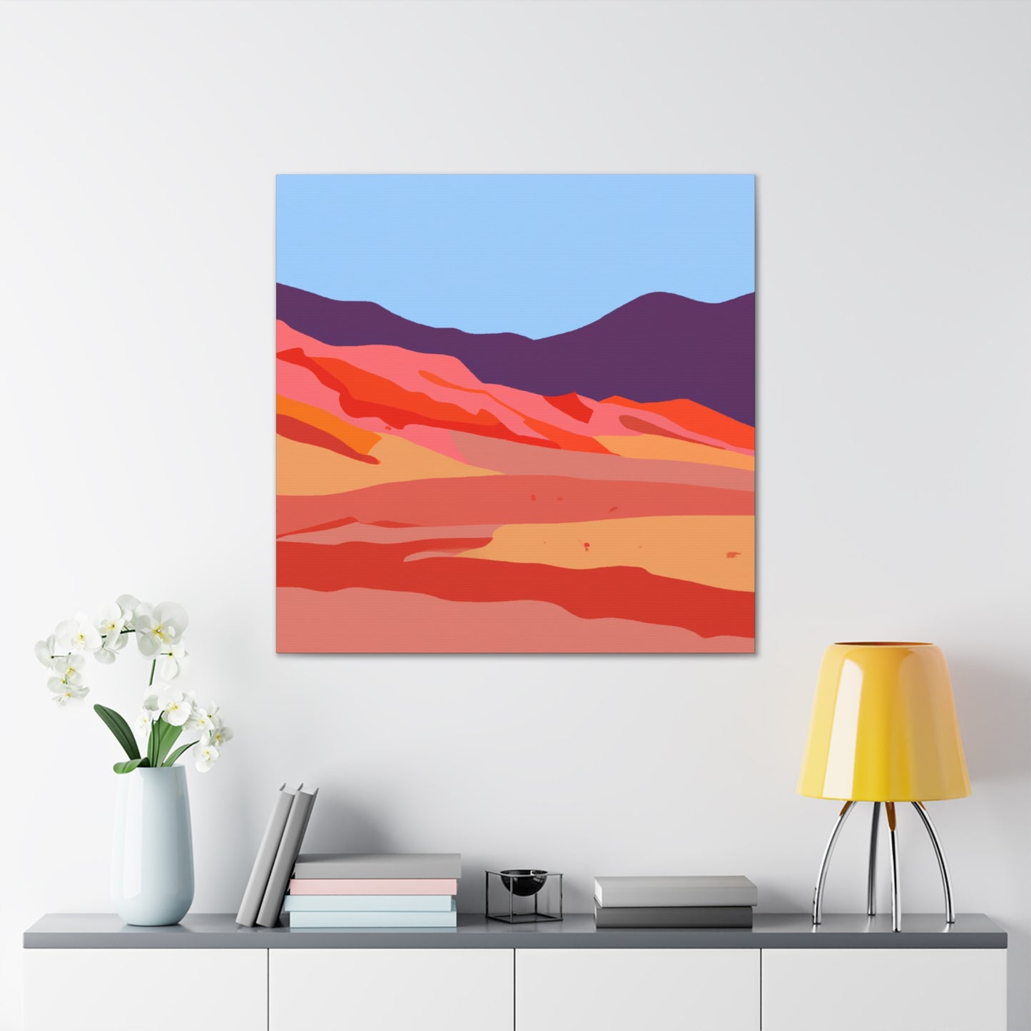 Dusty Plume Landscape - Canvas