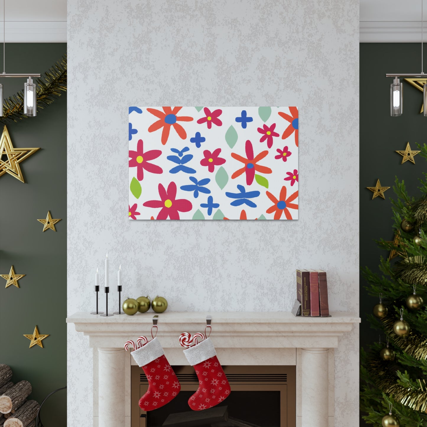 Blooming Joyfulness - Floral Canvas