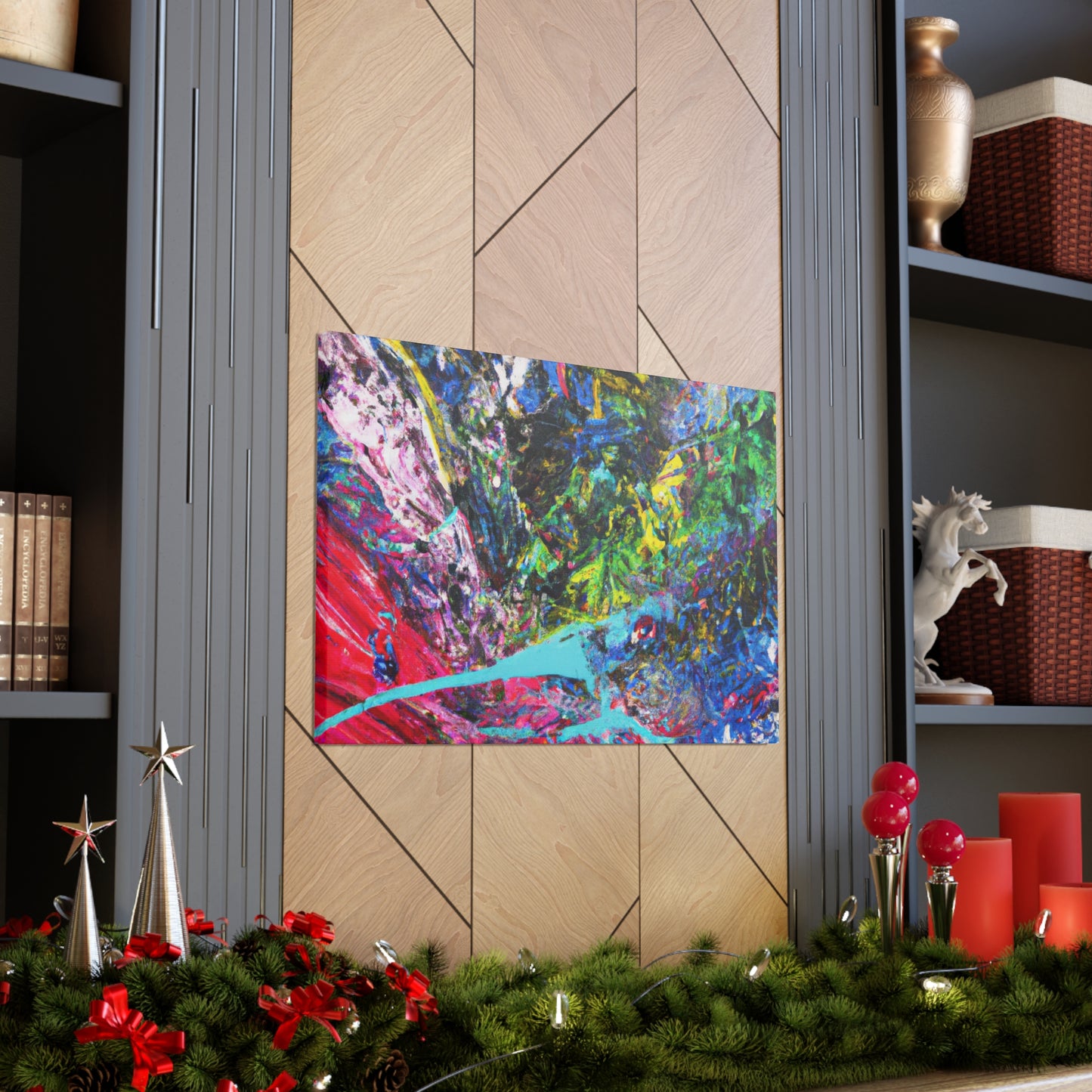 'Happy Family Reunion' - Abstract Canvas