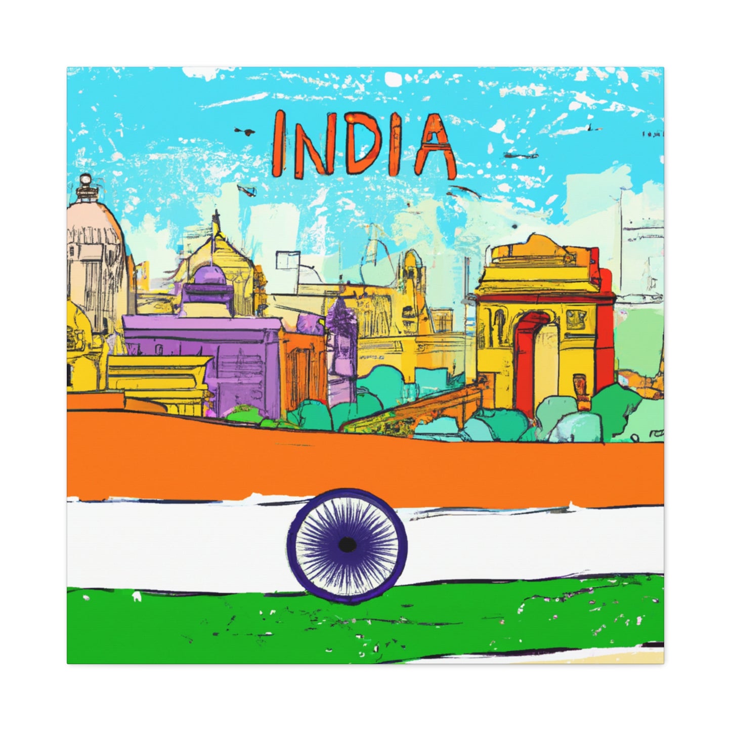 Jaipuria - Destination India - Canvas