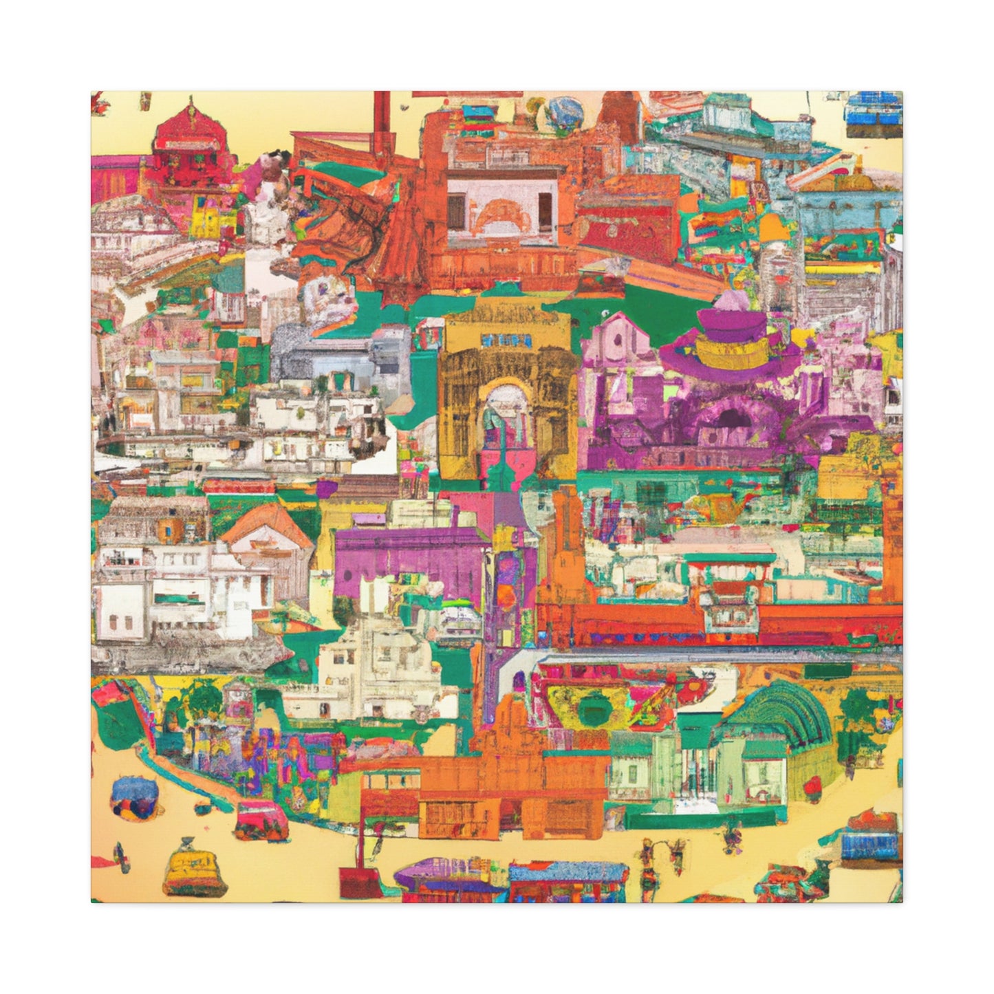 Amber Mahal - Destination India - Canvas