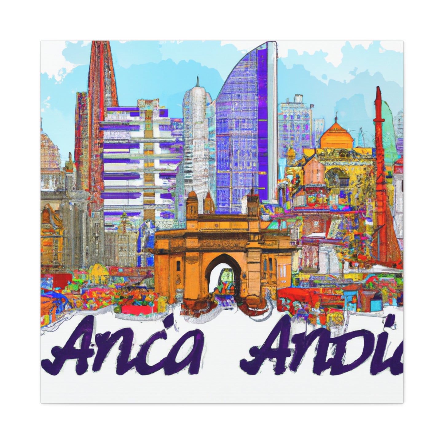Taj Mahal - Destination India - Canvas