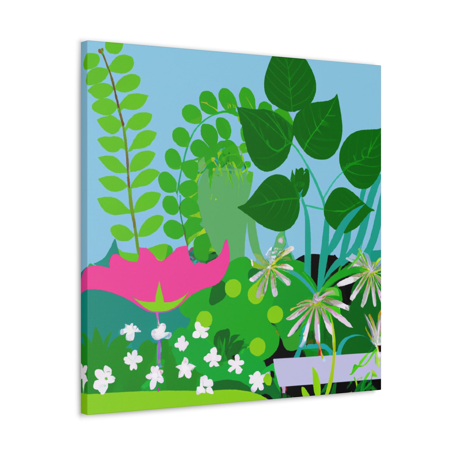 Gardenia Oasis - Landscape - Canvas