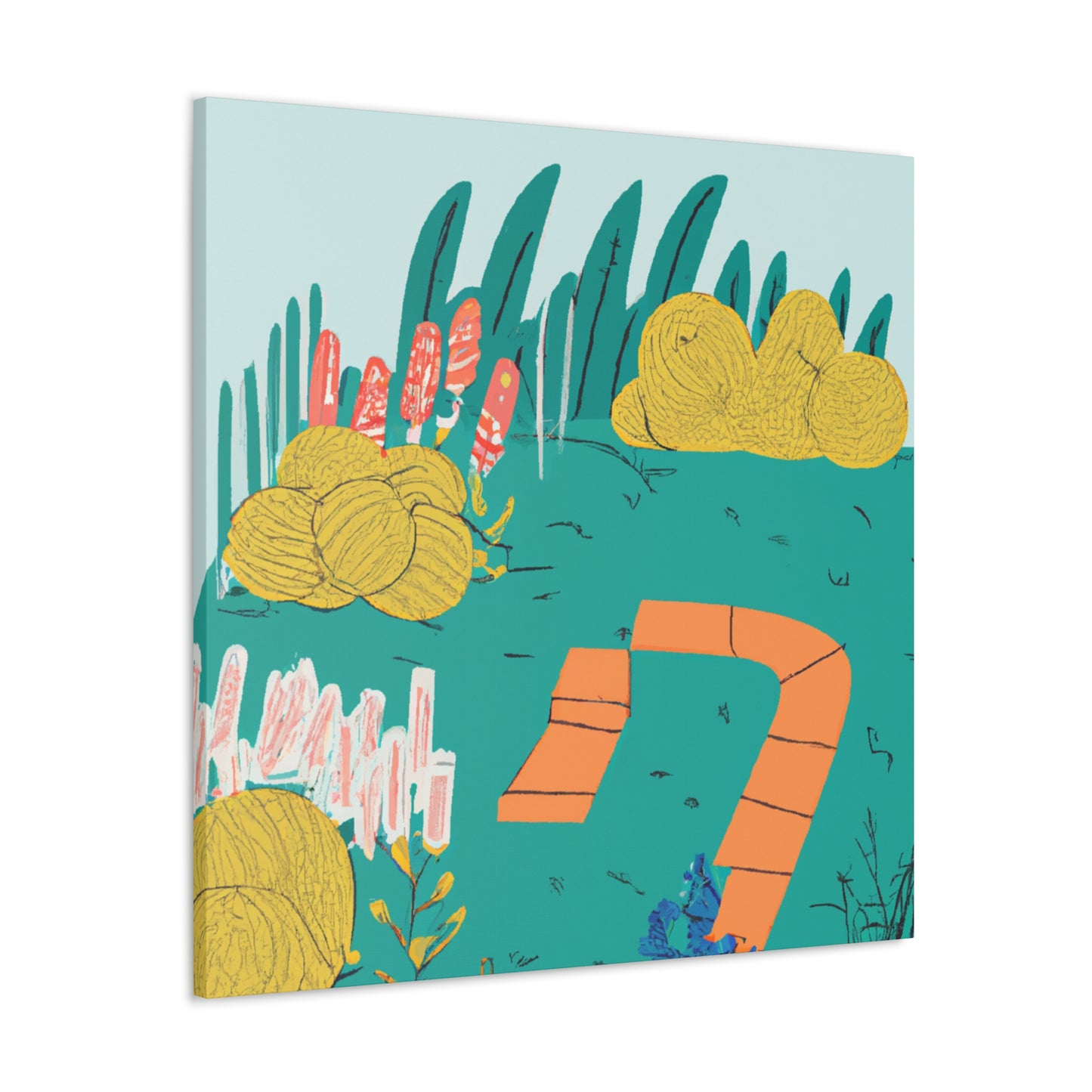 Secret Valley - Landscape - Canvas