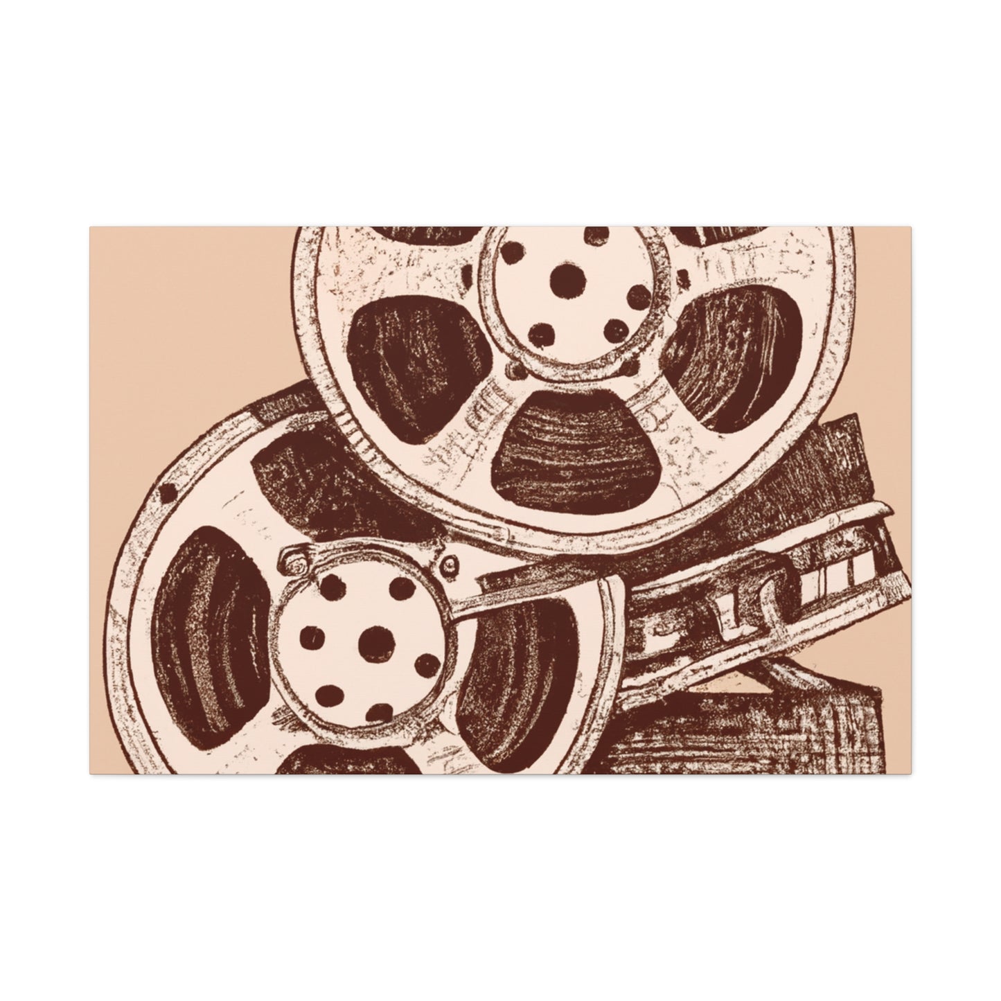 Reel Smashers - Retro Music and Film Canvas