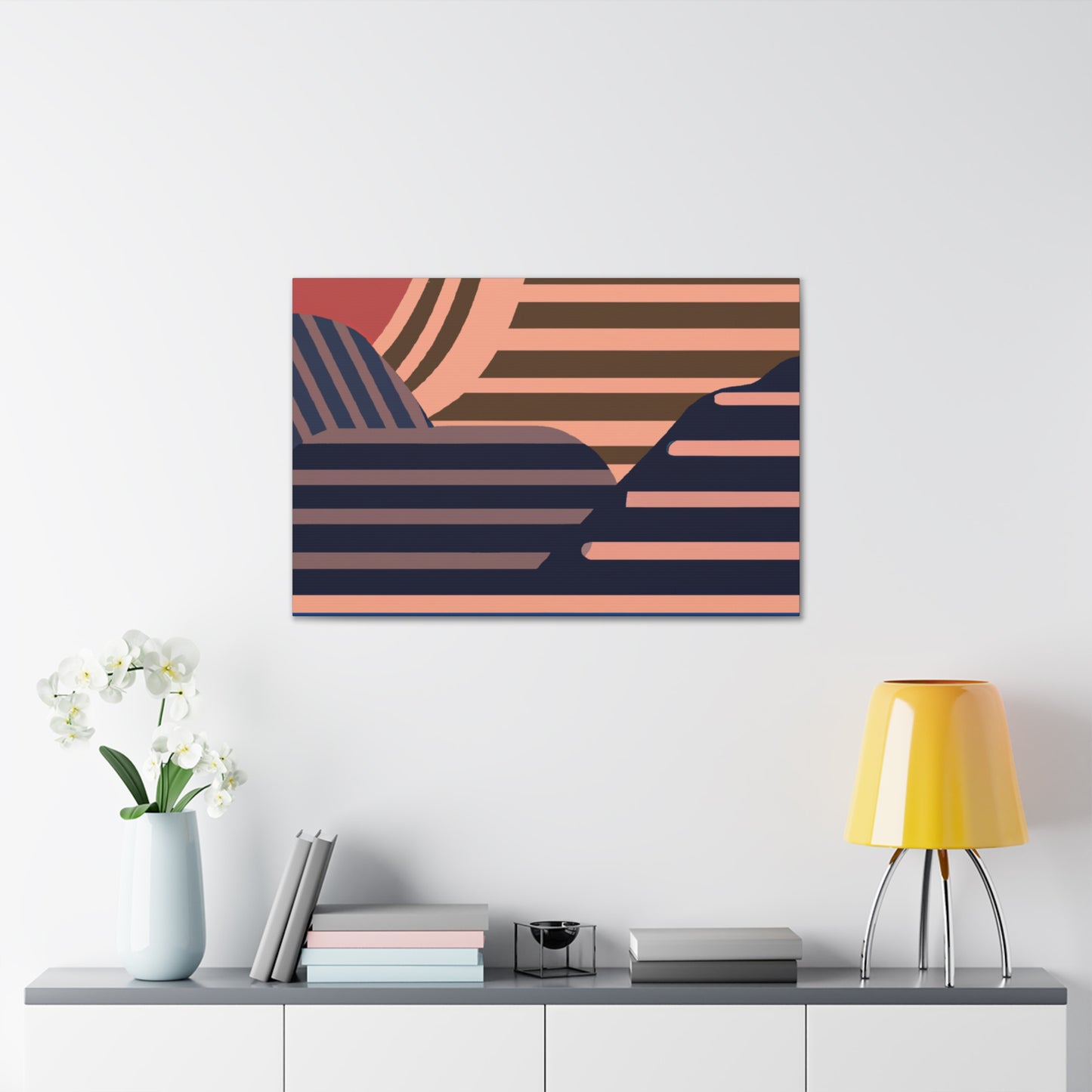 Horizontal Motion - Midcentury Canvas