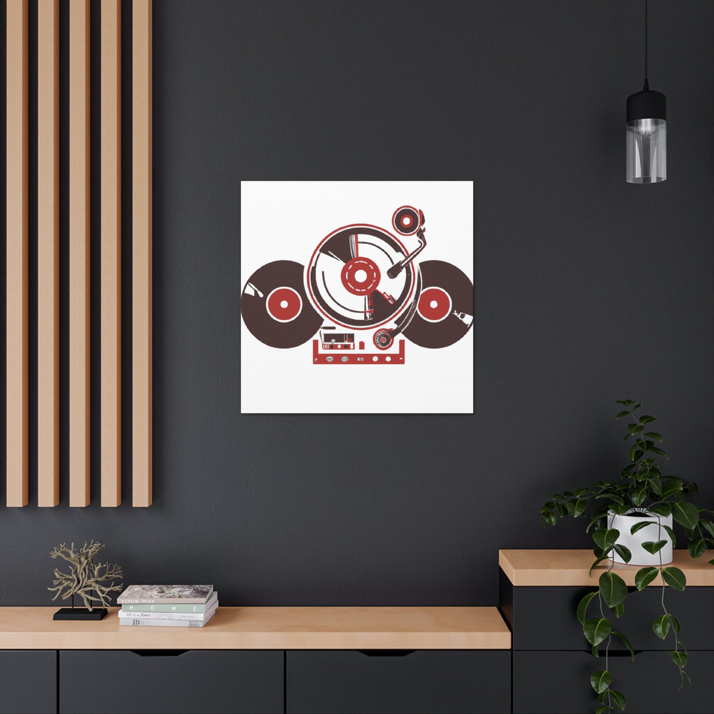 The Vinyl Emperors - Retro Music and Film Canvas