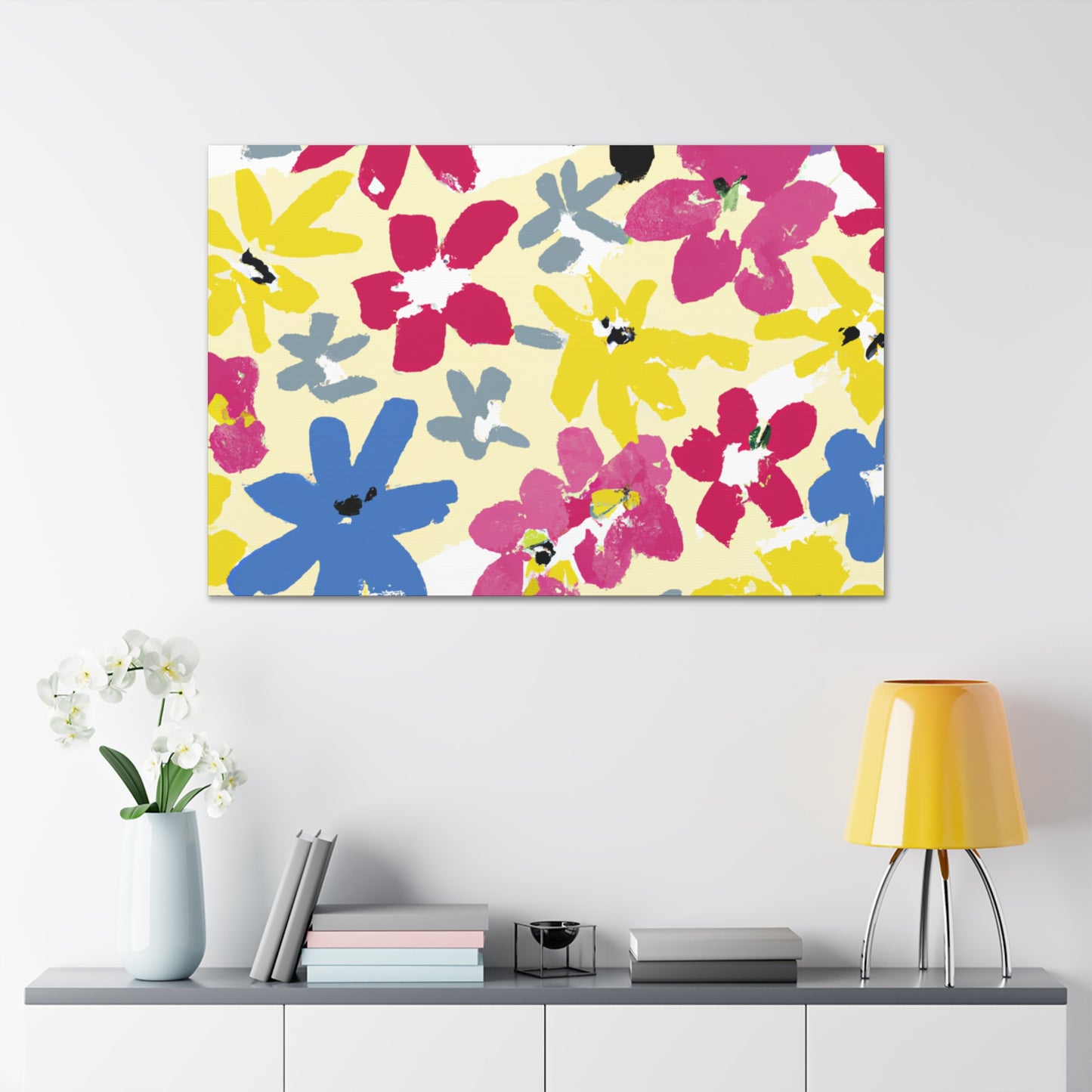 "Seeded with Love" - Floral Canvas