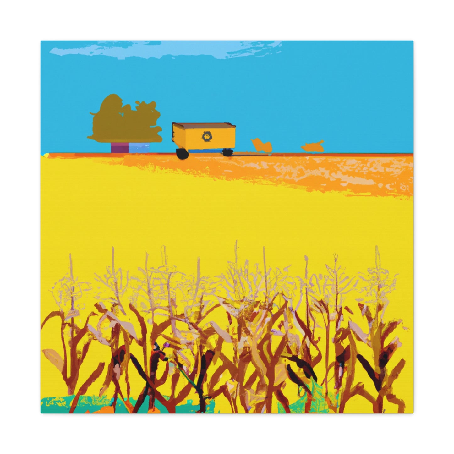 Wheat Fields - Farm - Canvas