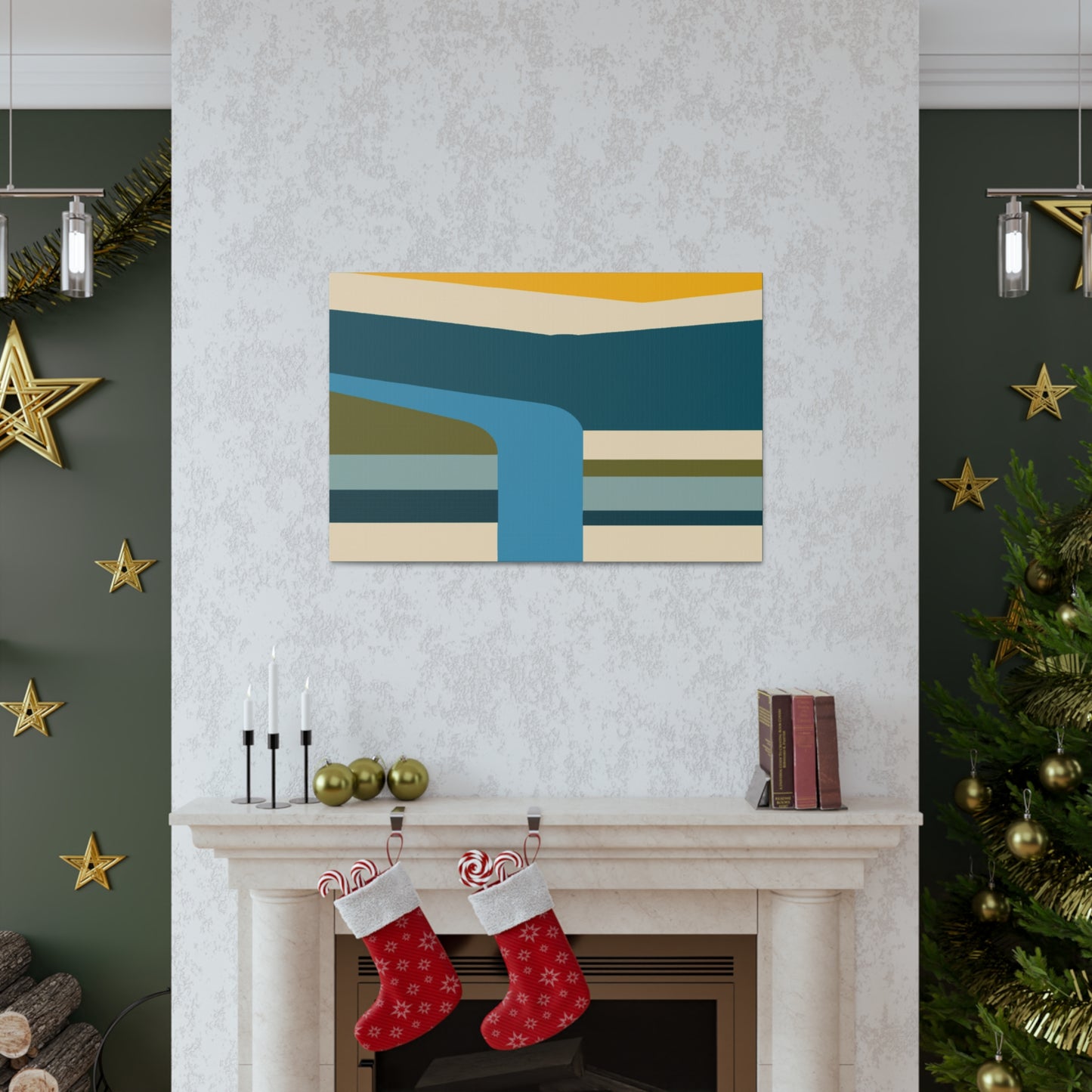 Fawnstripes - Midcentury Canvas
