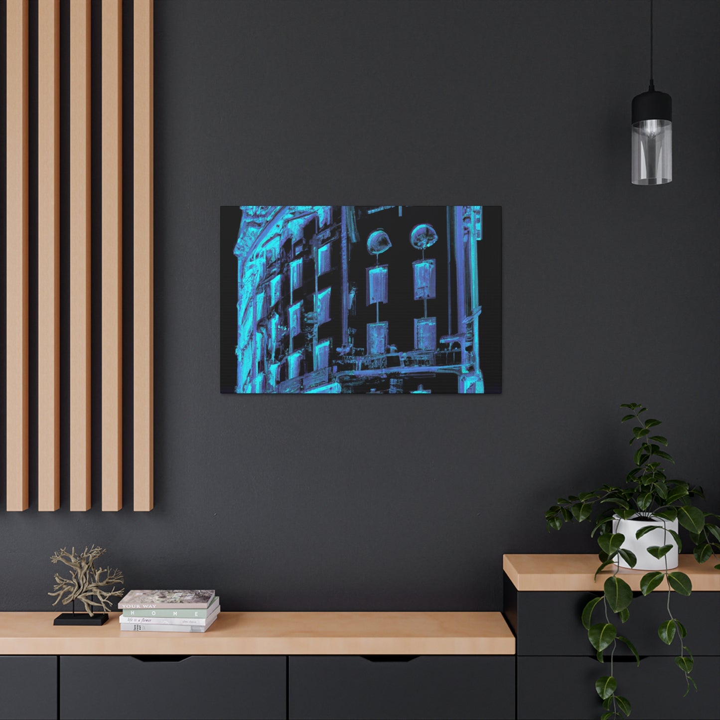 "The Gilded Futurism of the Art Deco Cityscape." - Canvas