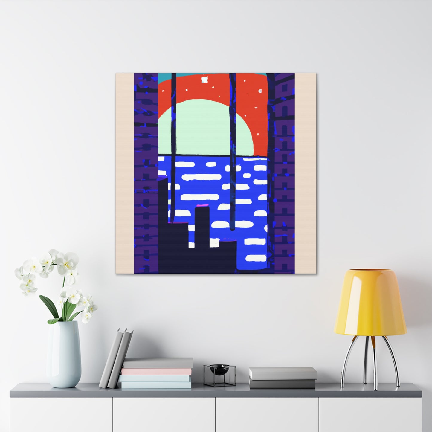Sunny Side Up - Midcentury - Canvas