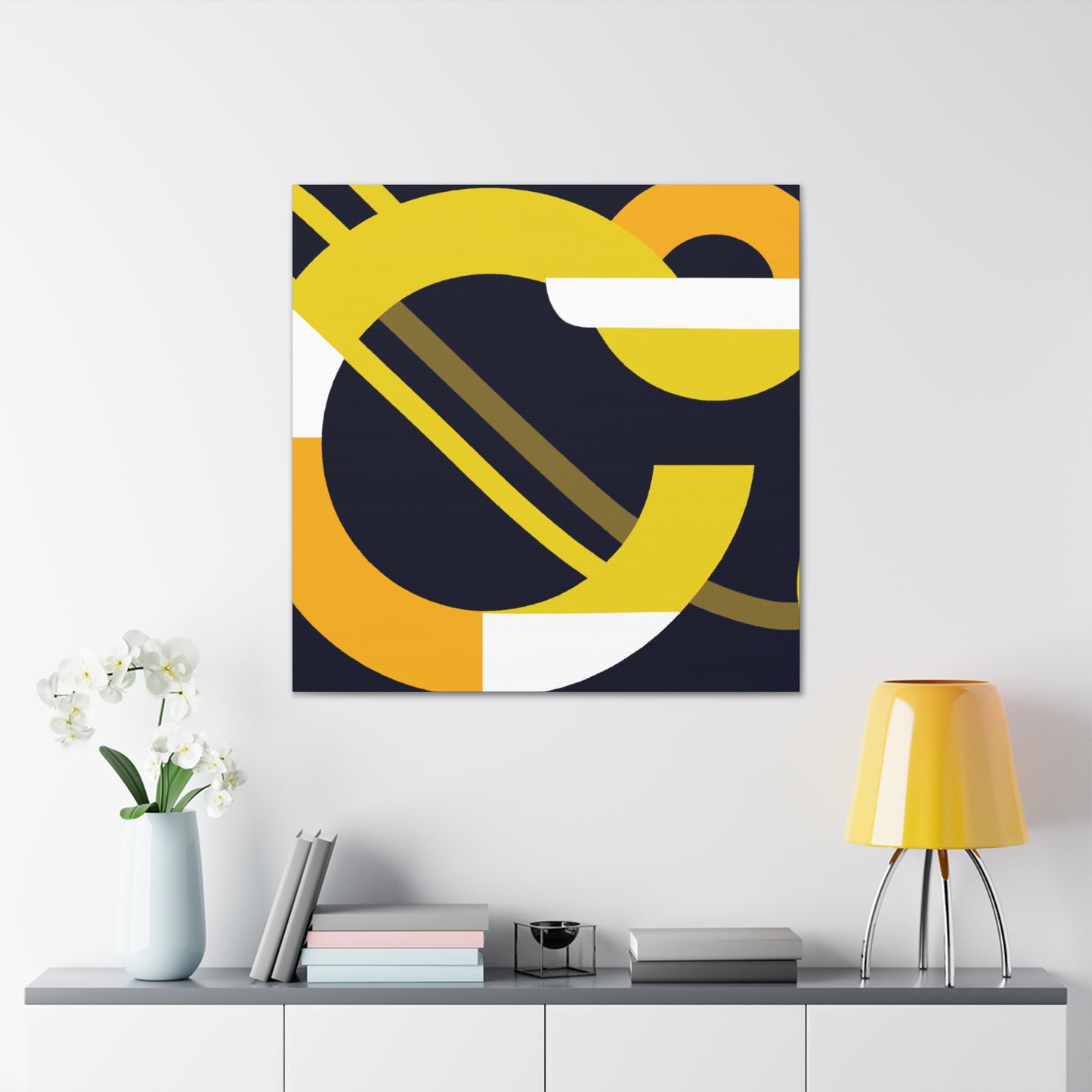 Atomic Nougat - Midcentury - Canvas