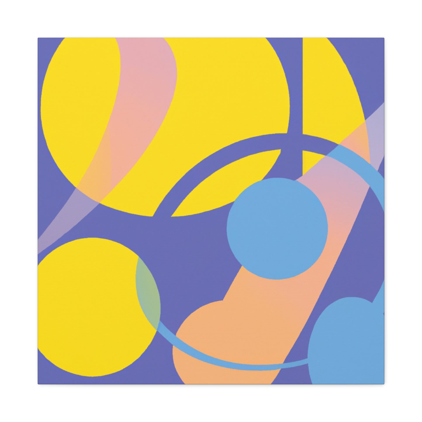 Geometric Escape - Midcentury - Canvas