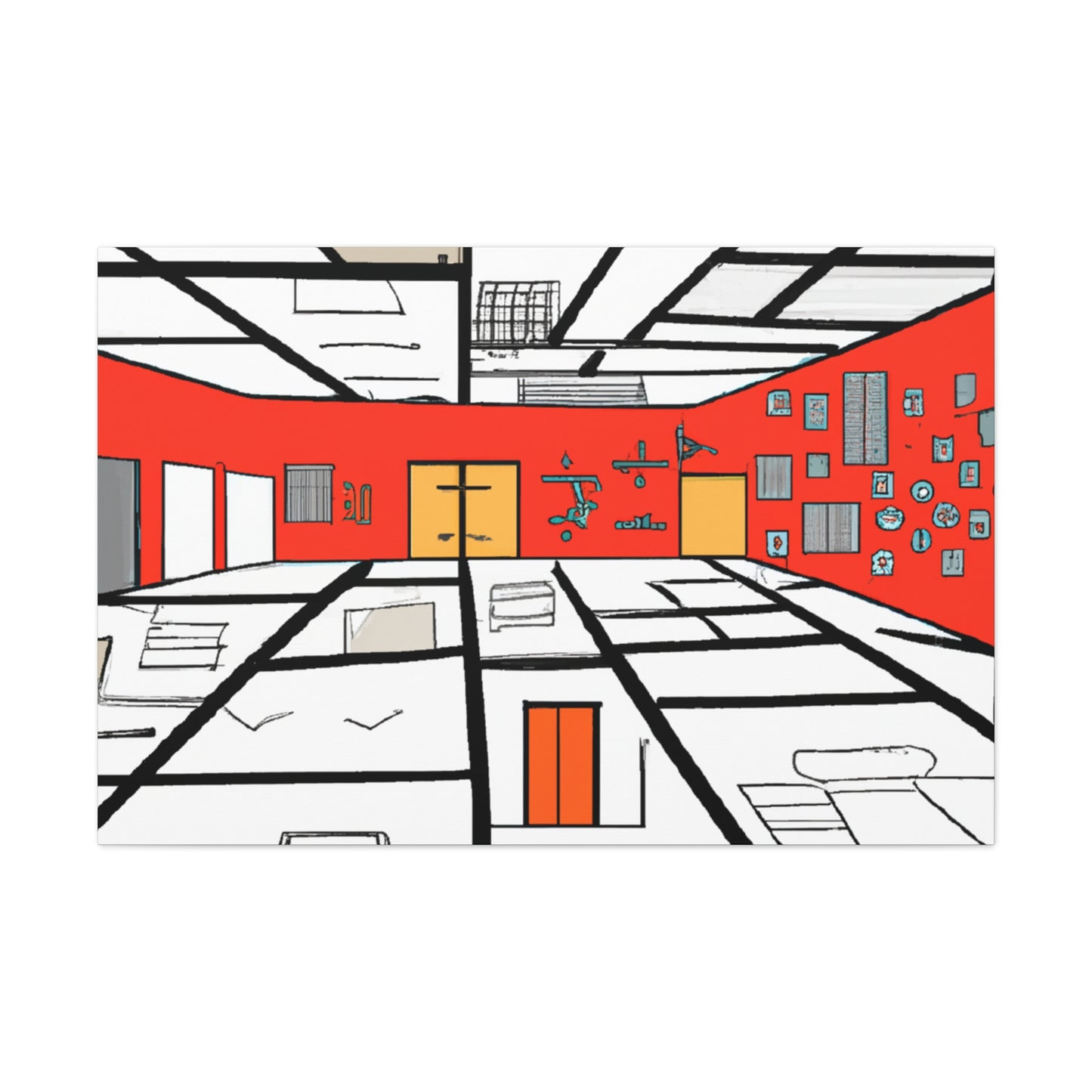 Sweeping View- Canvas - Architectural