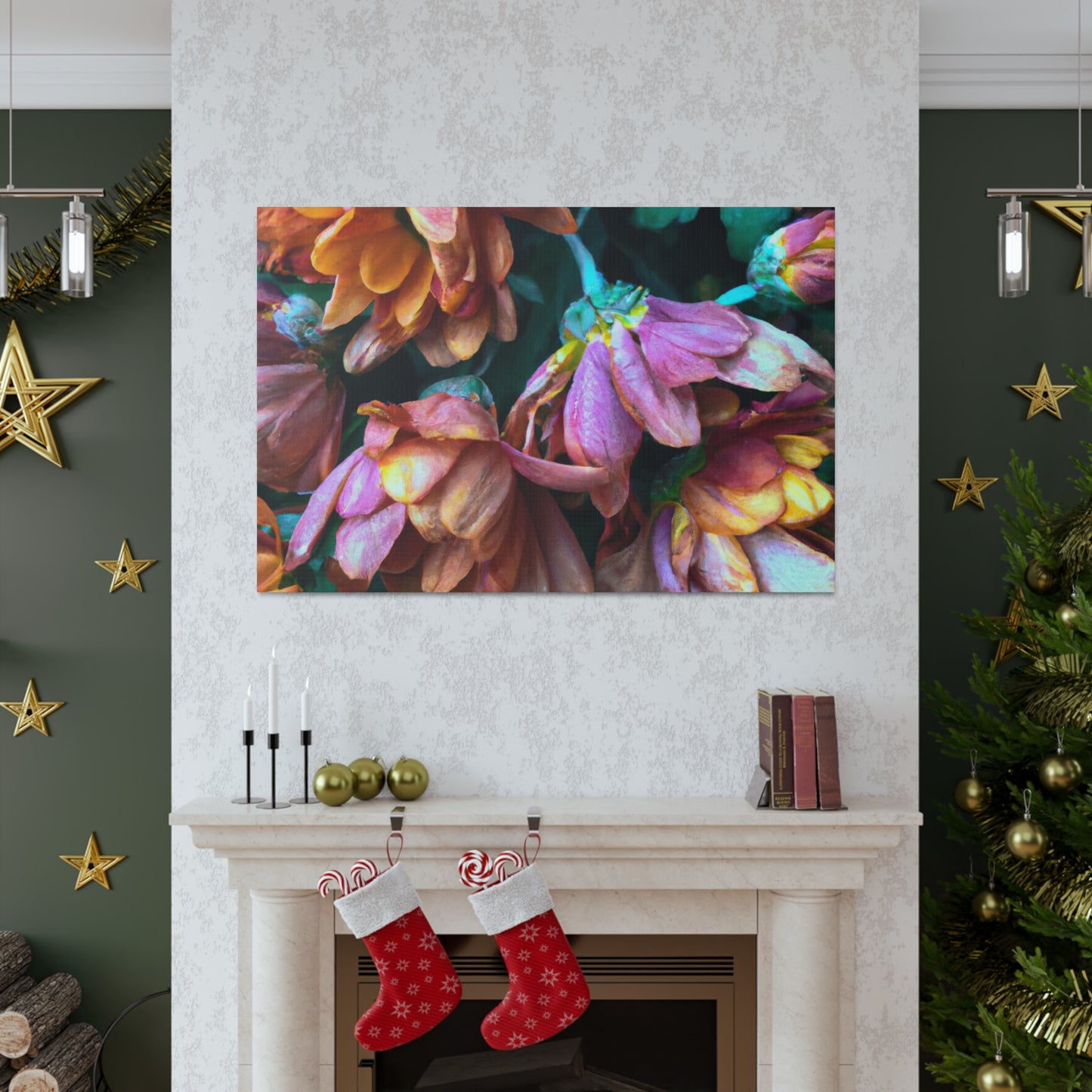 Weeping Reds - Canvas - Floral