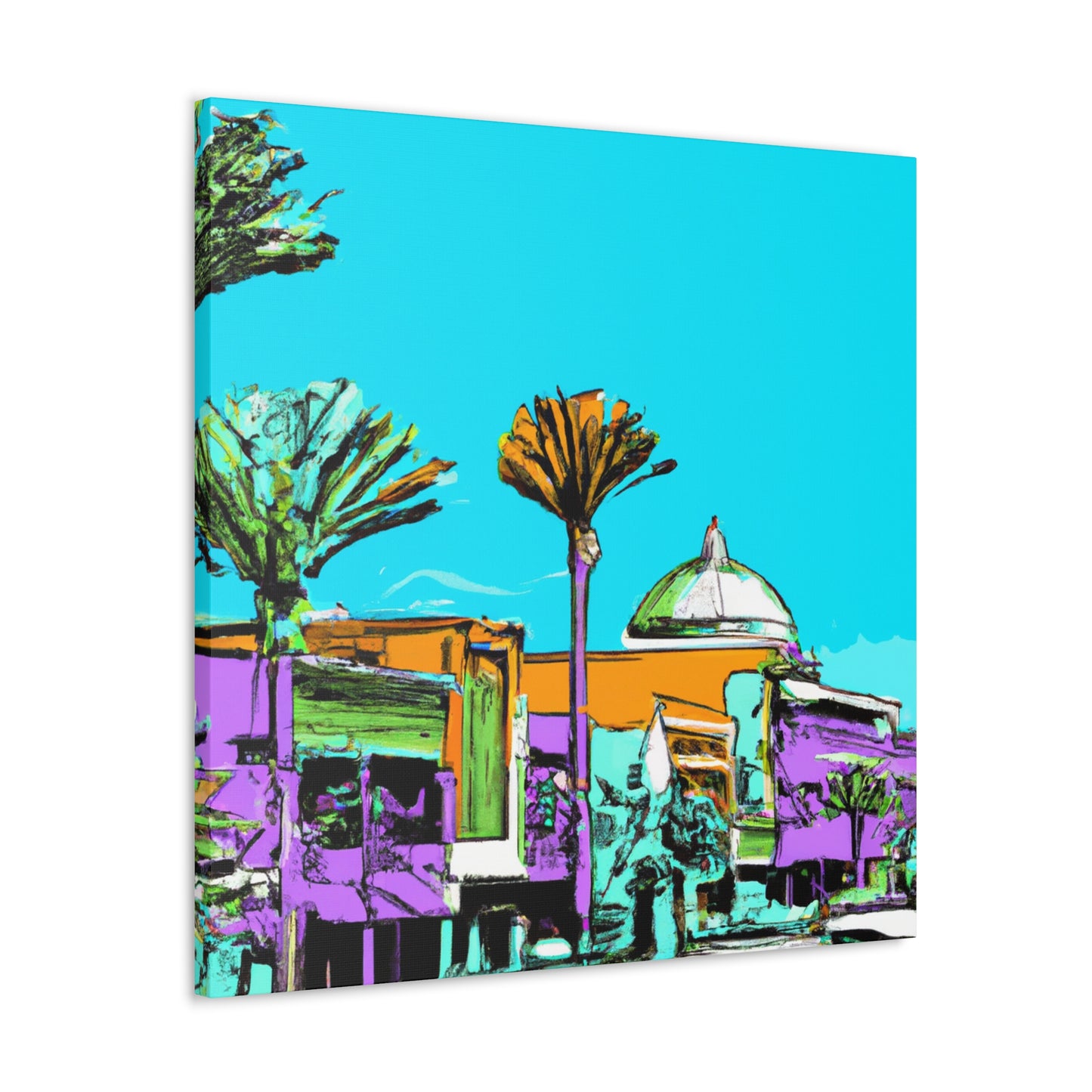 Oasisville - Architectural - Canvas