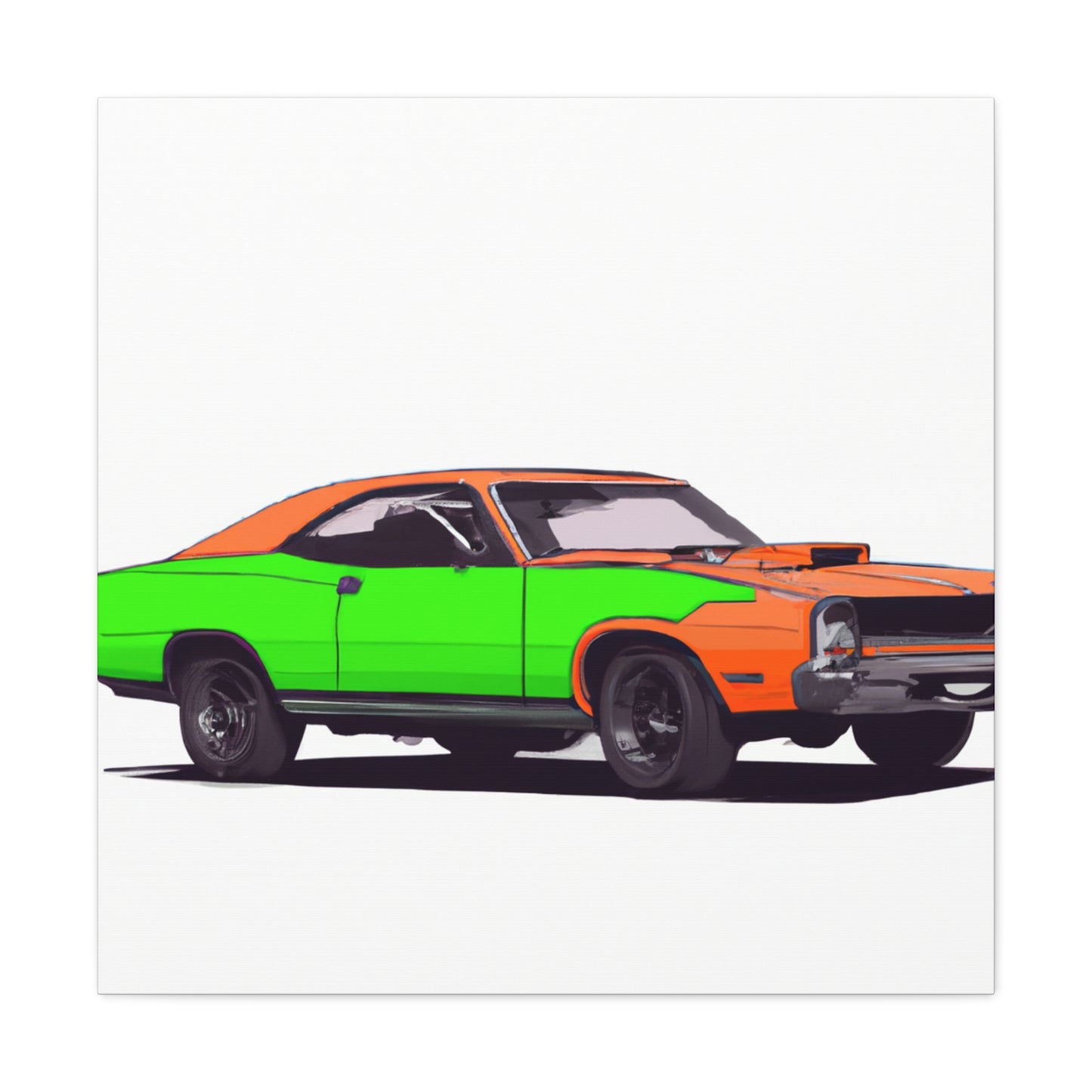 Rusty Impala - Automobile - Canvas