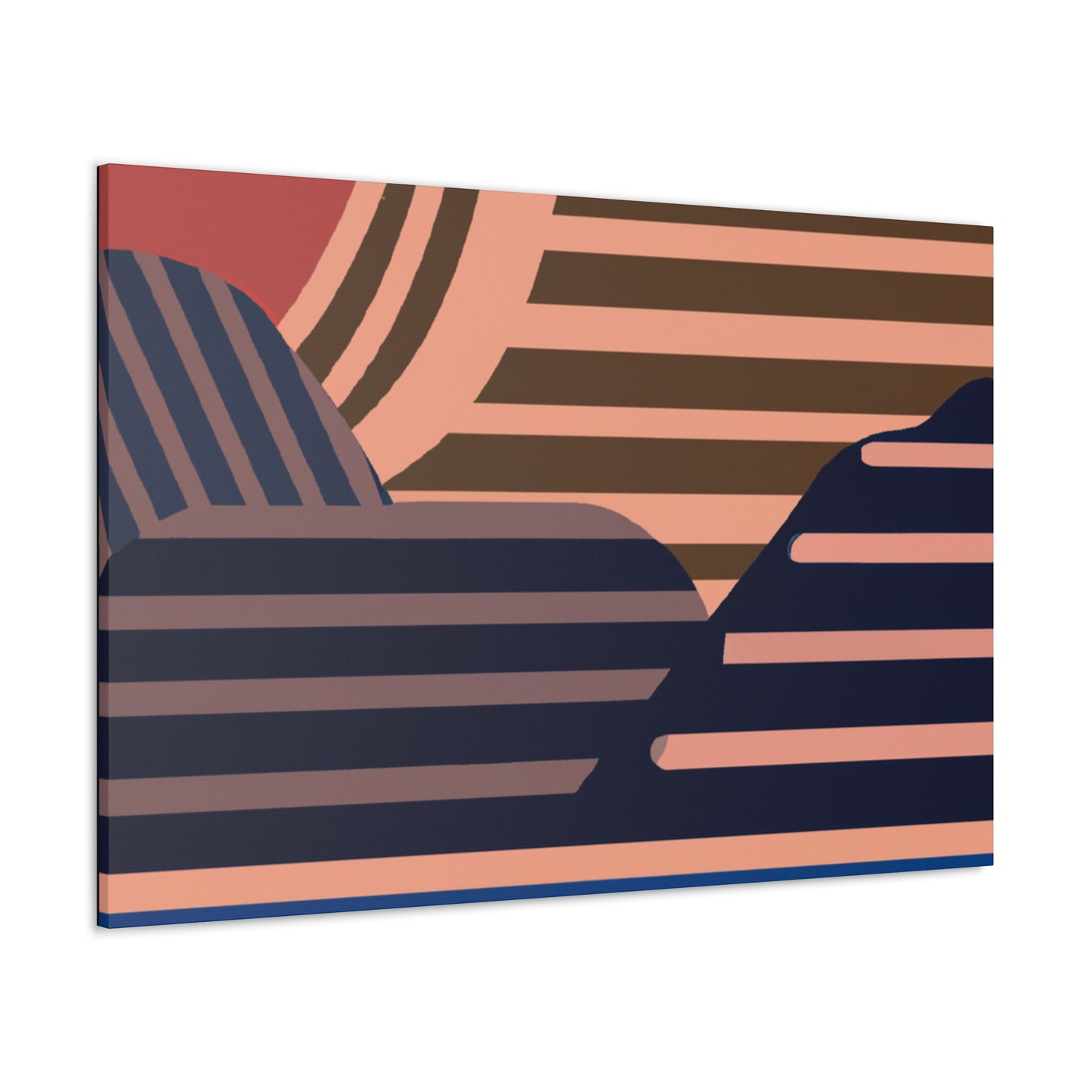 Horizontal Motion - Midcentury Canvas