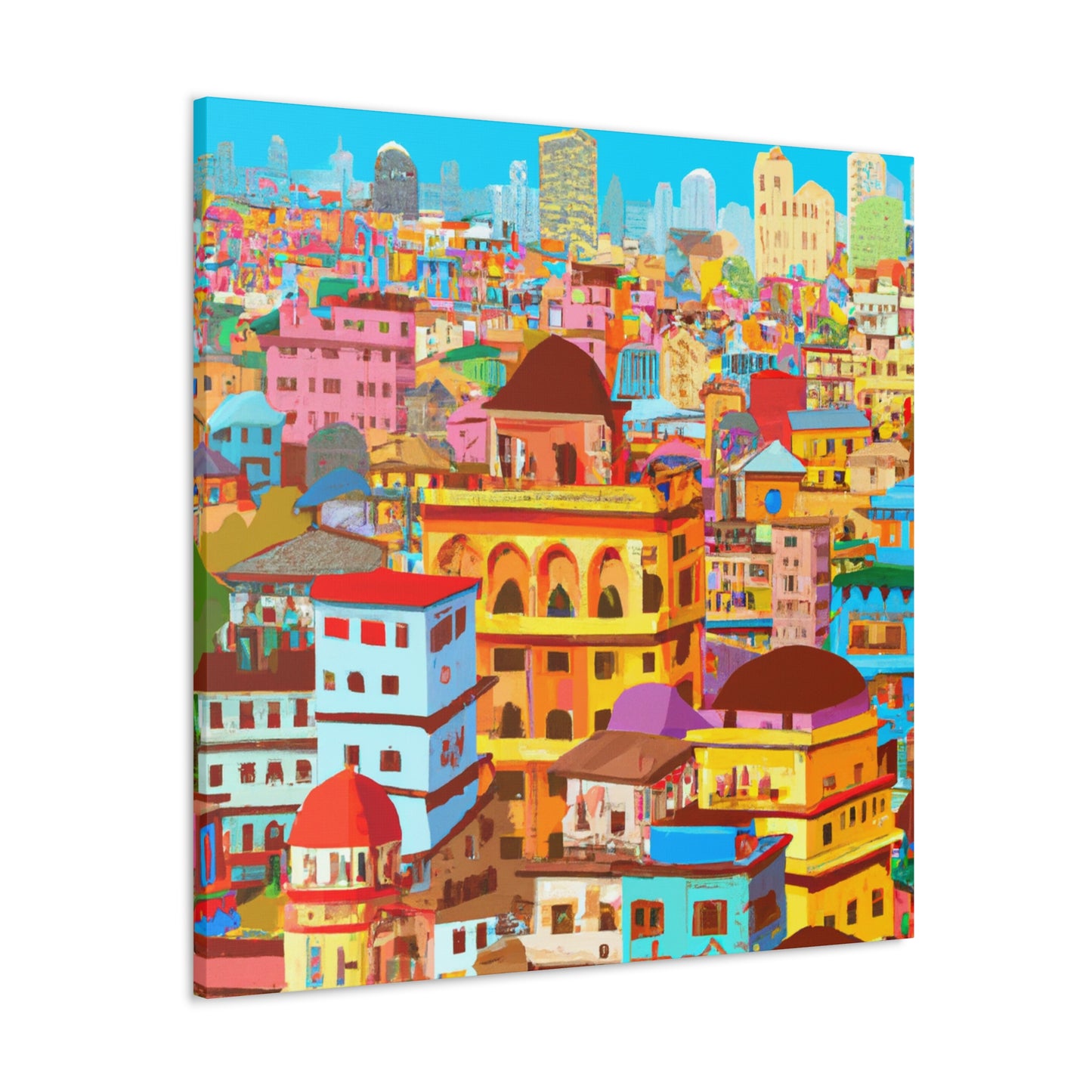 Chaotic Charm - Destination India - Canvas