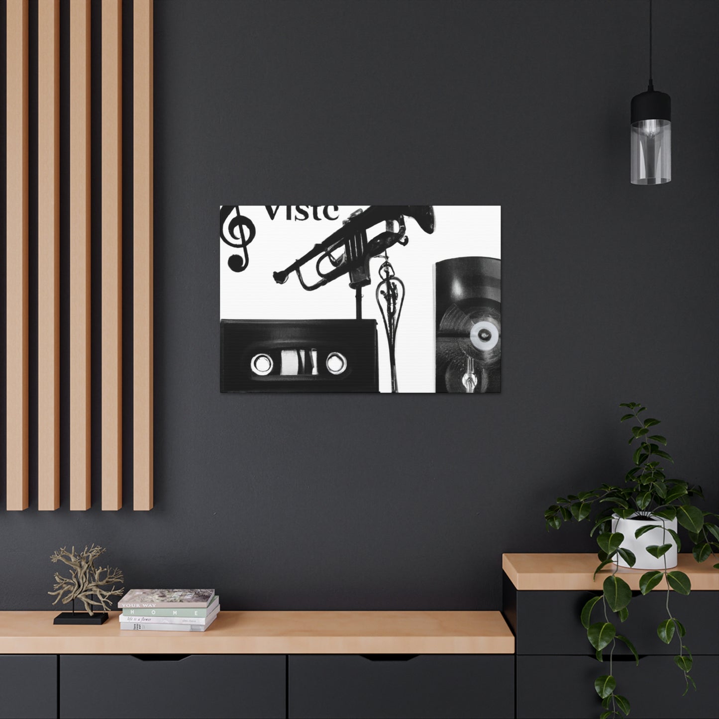 Viste Set - Retro Music and Film Canvas