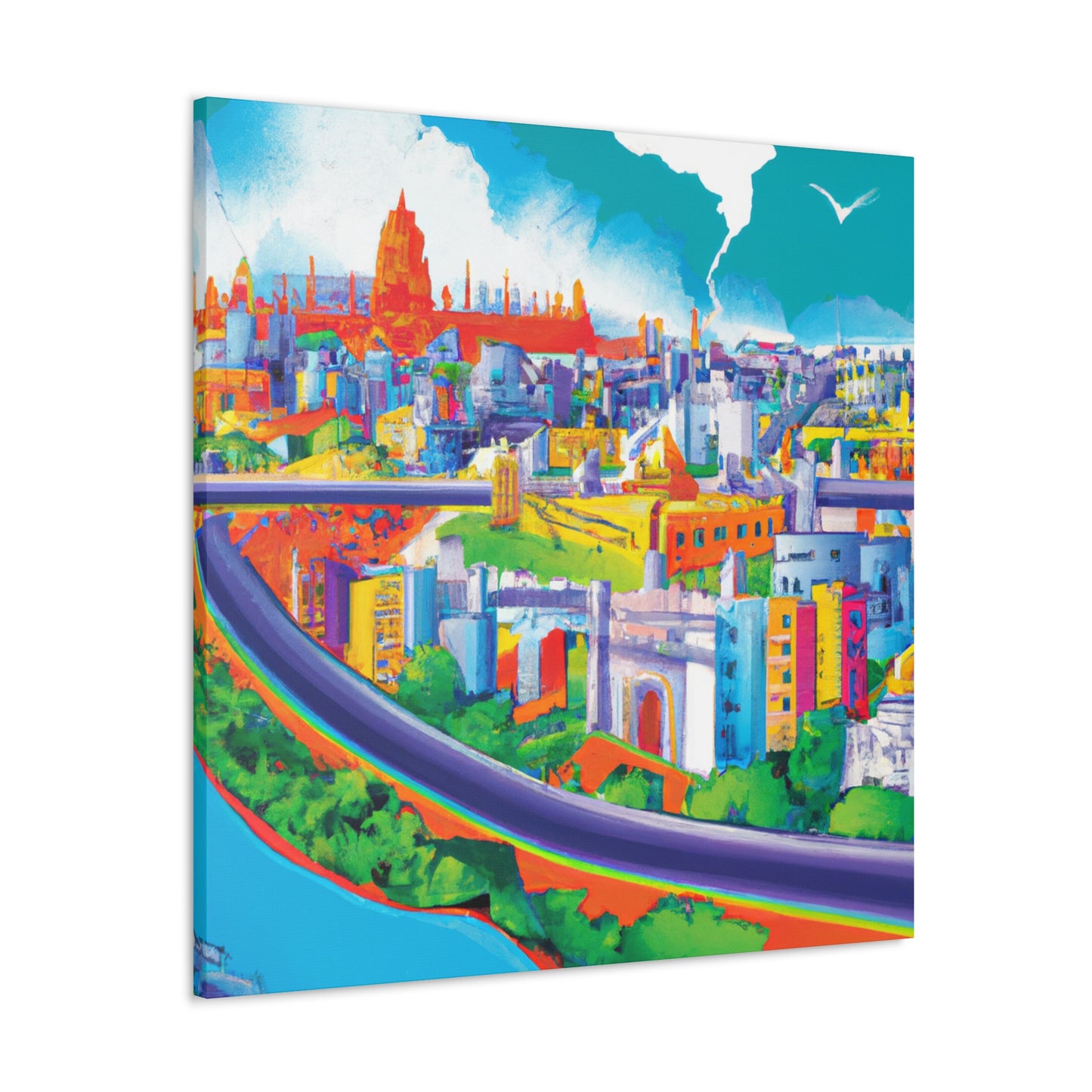 Kaleidoscope of Colors - Destination India - Canvas