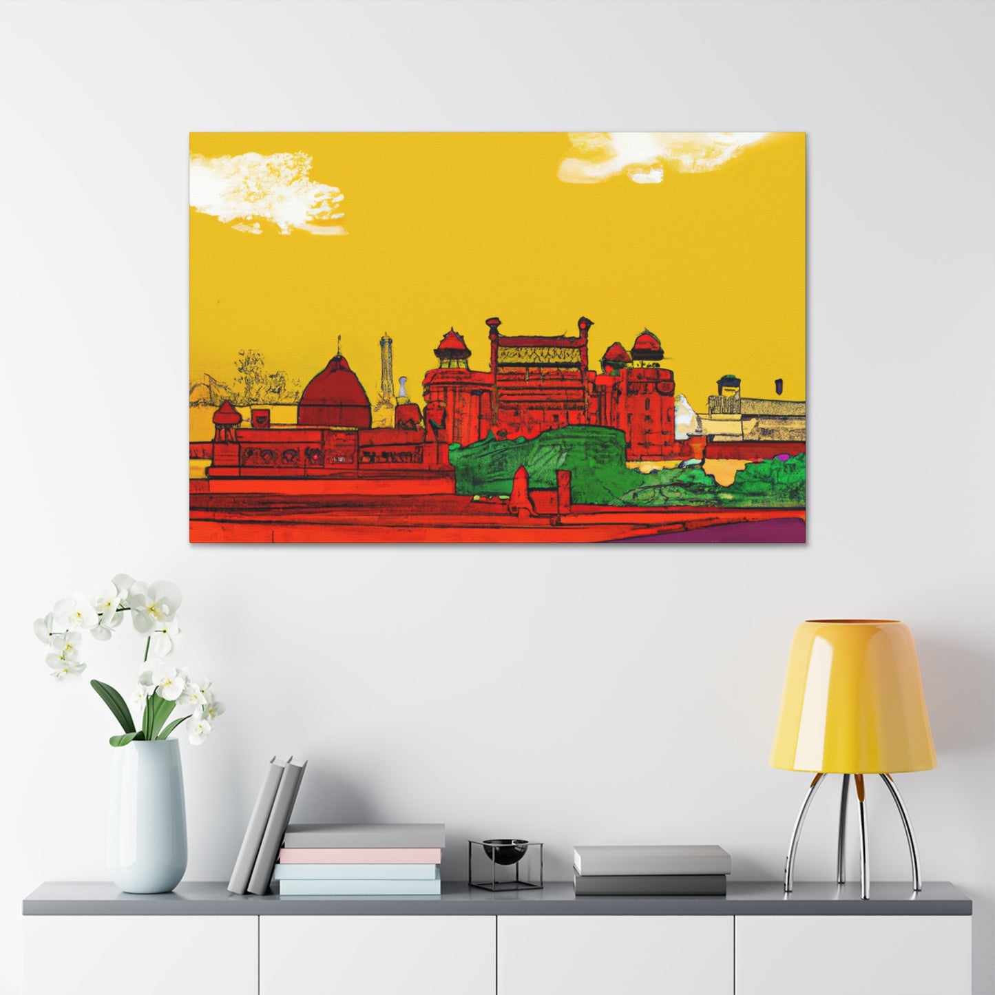 Kashmir Shores - Destination India - Canvas