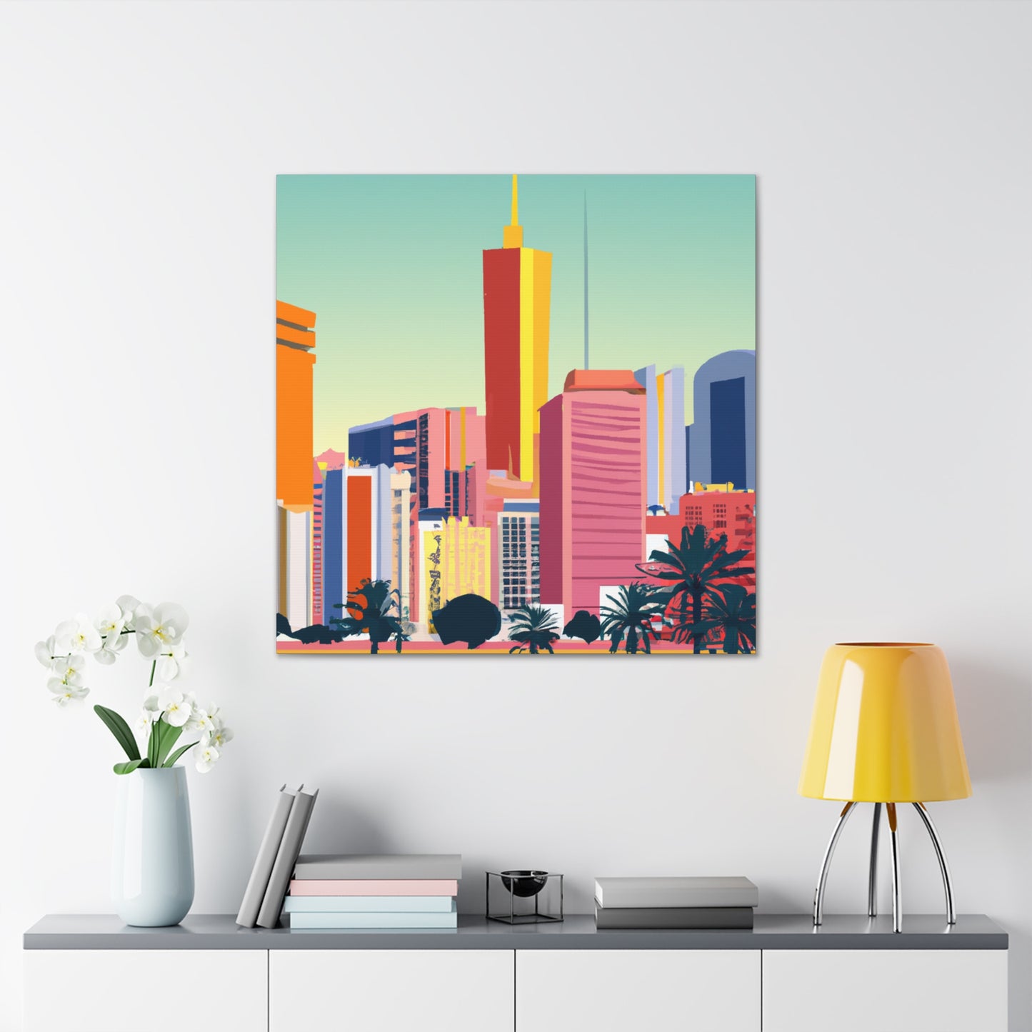 Oasis Elegance - Middle East - Canvas