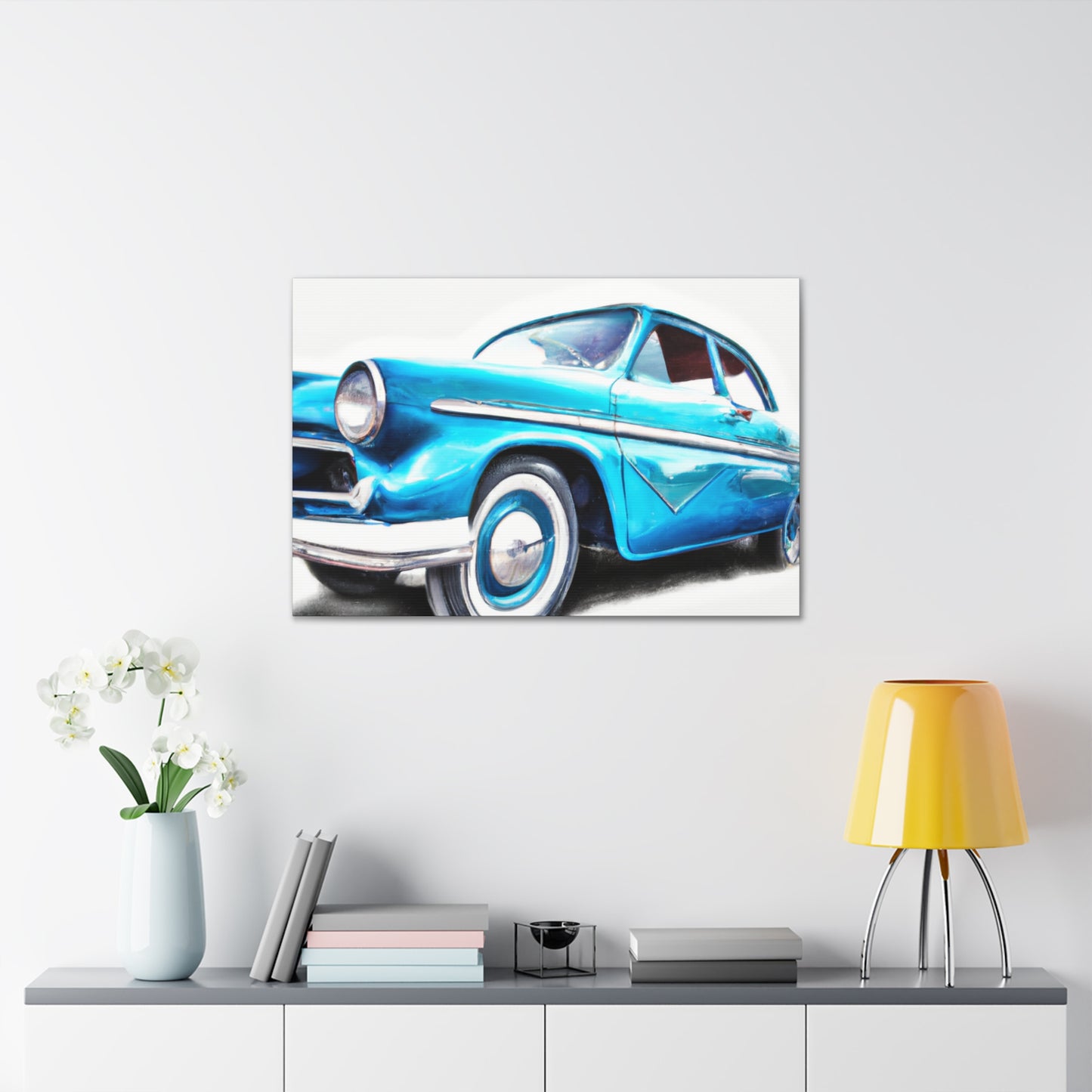 Old Bluey- Automobile Canvas