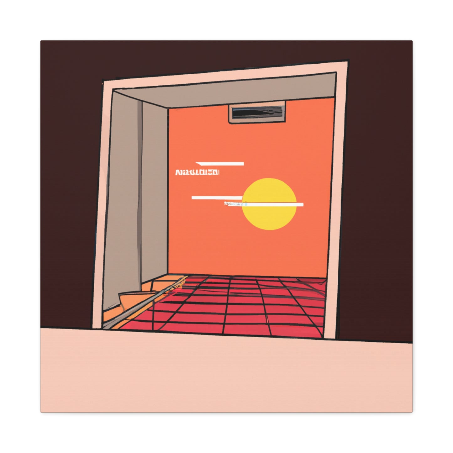 Retro Garden Glow - Midcentury - Canvas