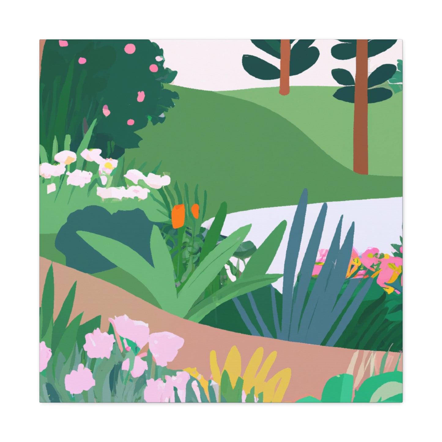 Meadow Meadow-Landscape - Canvas