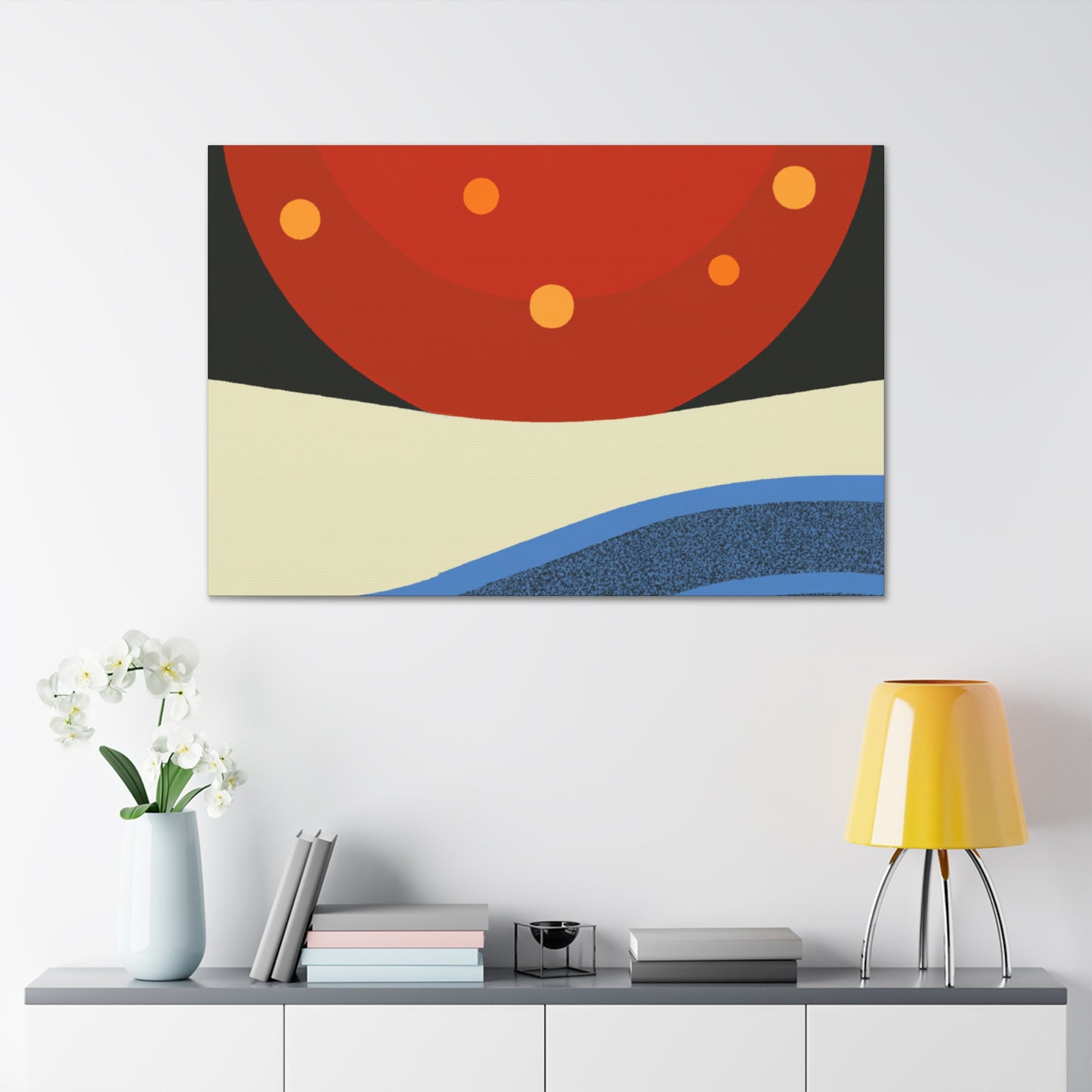 Luminous Vibes - Midcentury - Canvas
