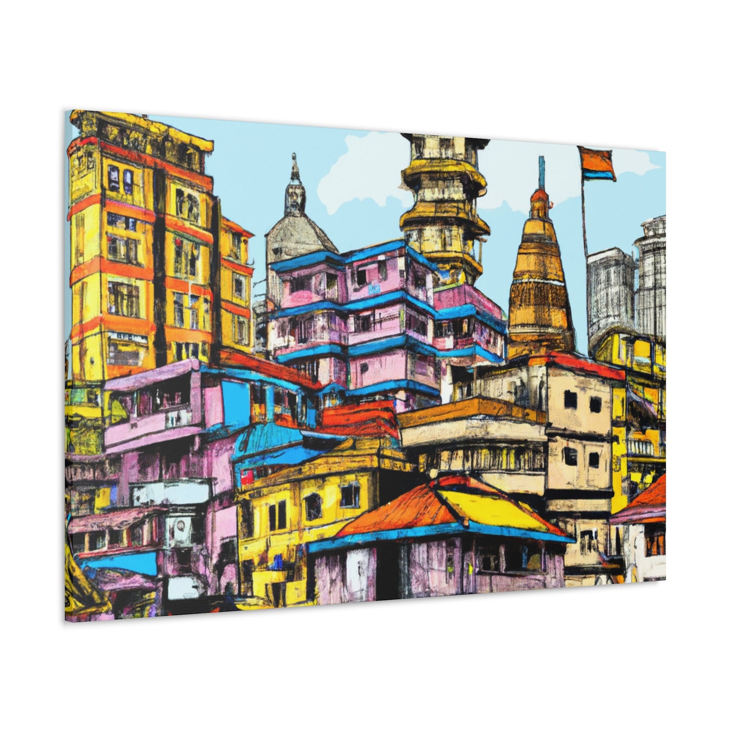 Golden Triangle - Destination India - Canvas