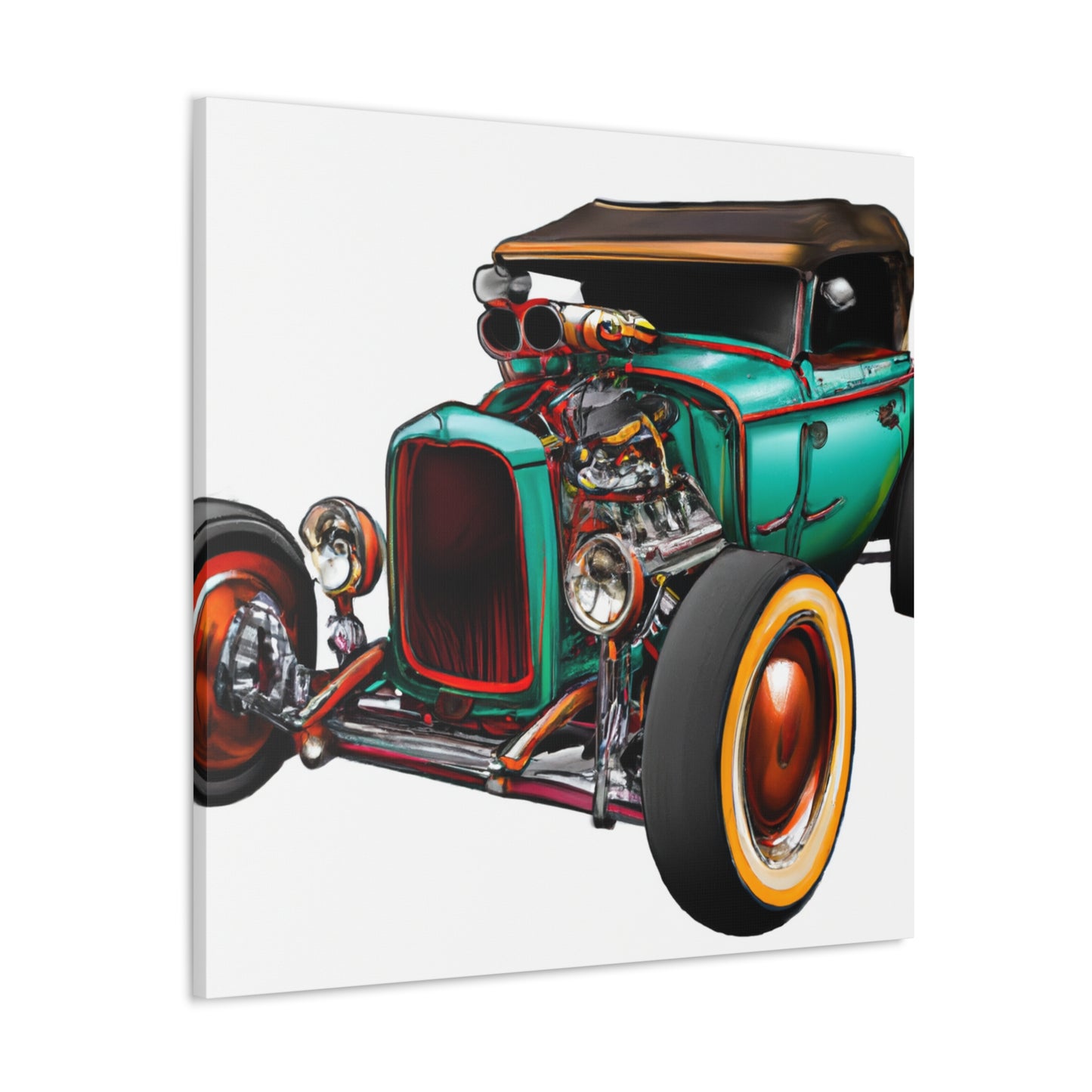Vintage Vanguard - Automobile - Canvas