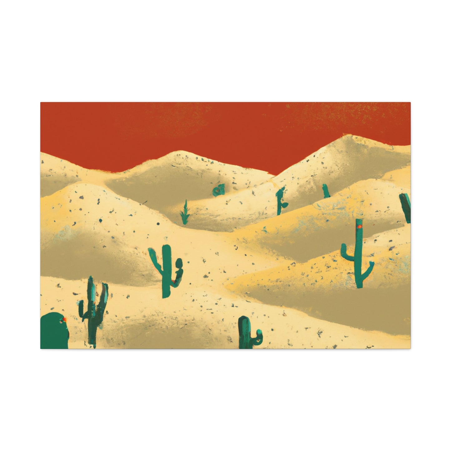 Glamourous Simplicity - Vintage Contemporary - Desert - Canvas