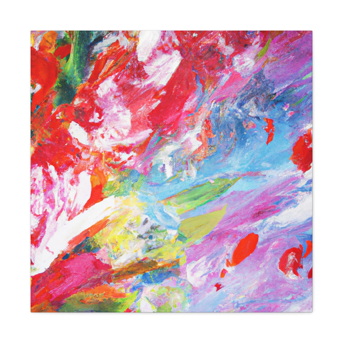 Glittering Horizon - Abstract Canvas