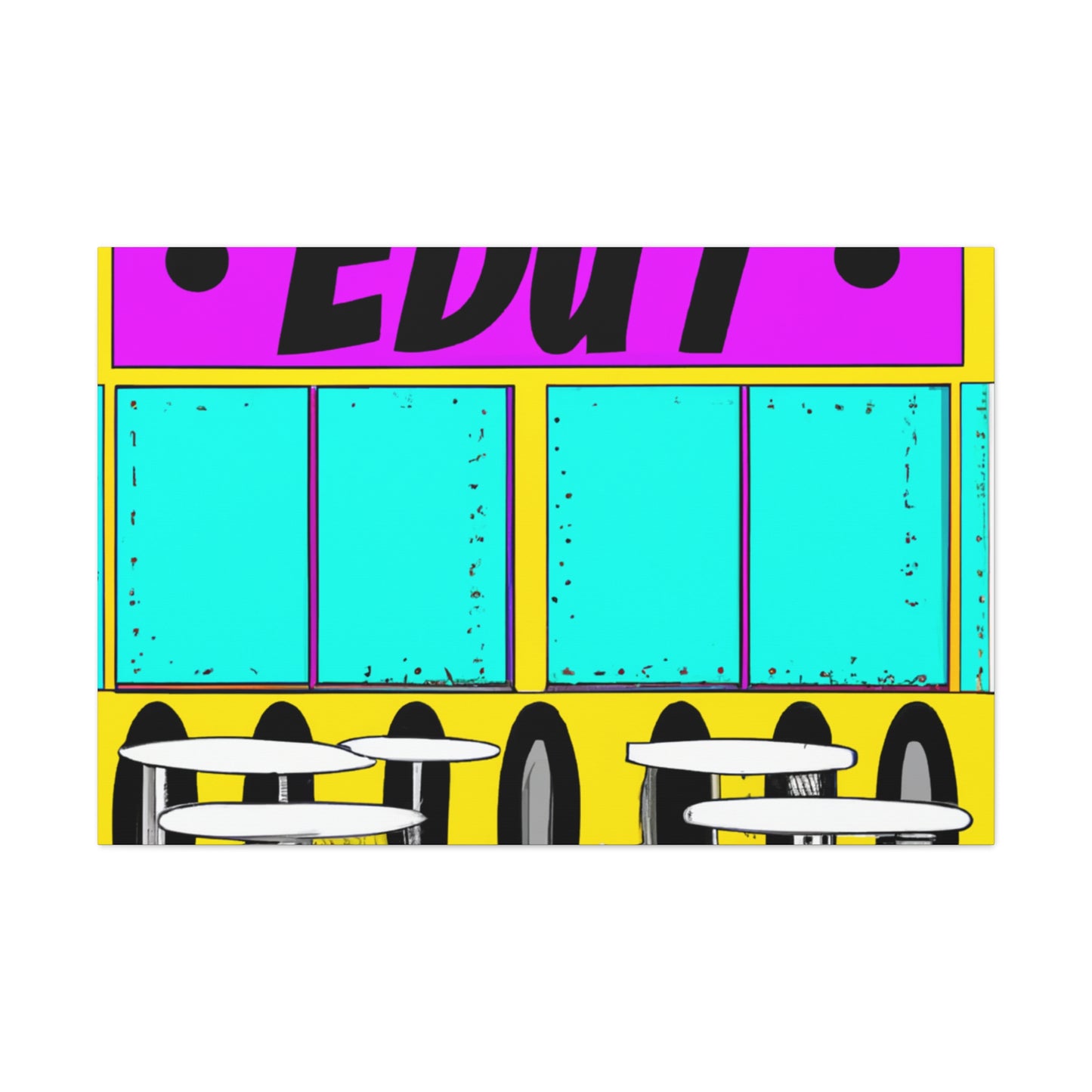 "Sock-Hop Crazies" - Canvas - Pop Art