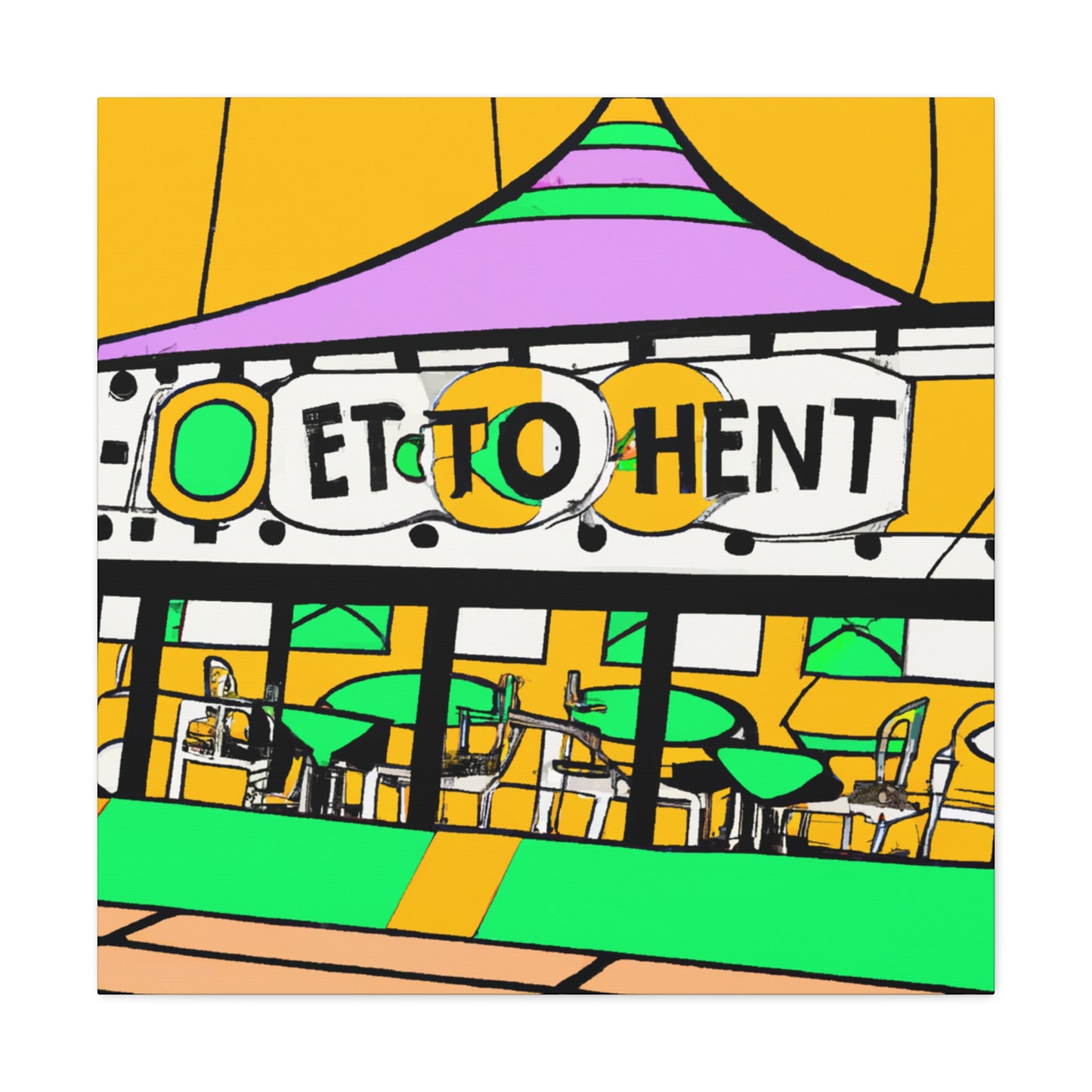 Tent O Rama - Canvas Pop Art
