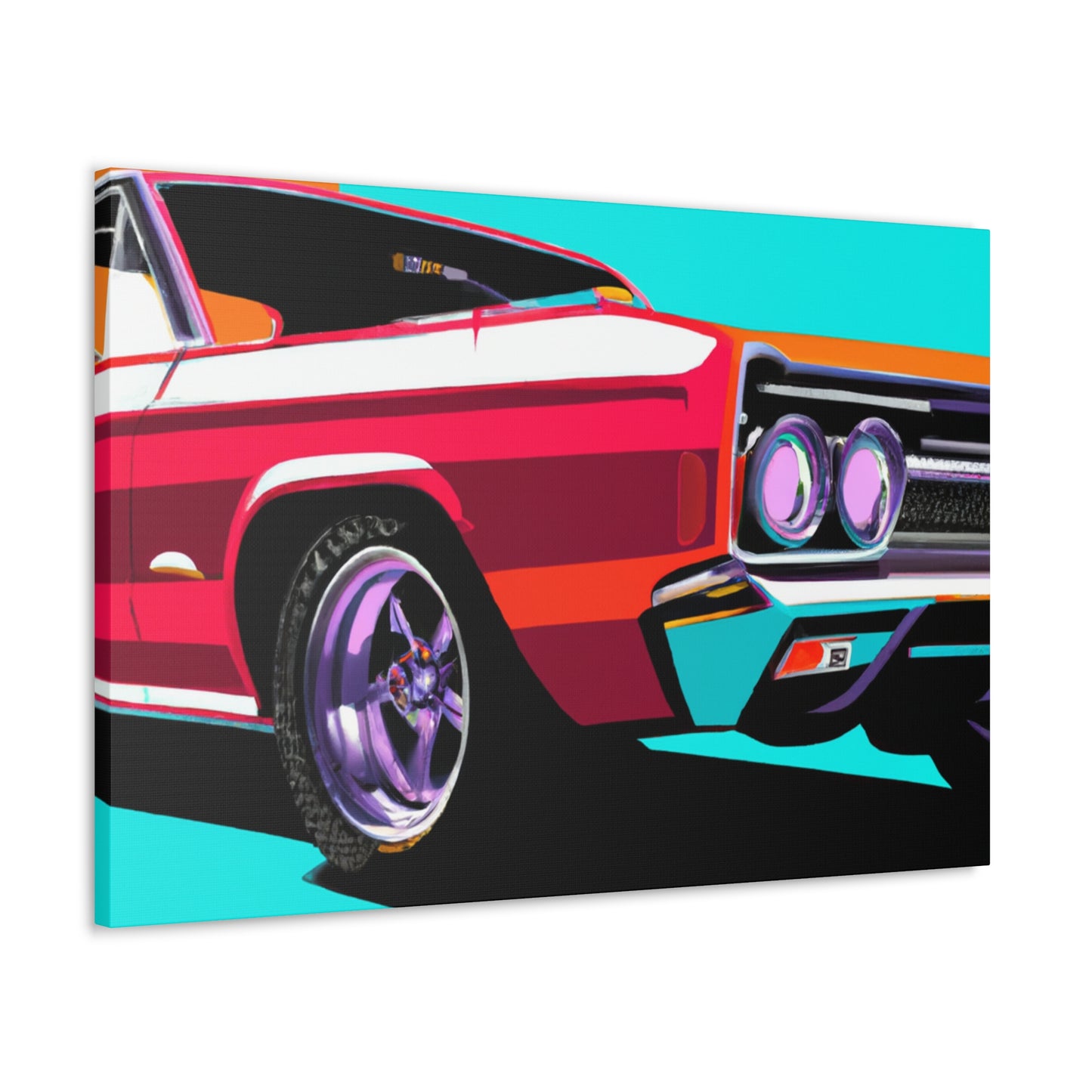 Fireball 500 - Automobile - Canvas