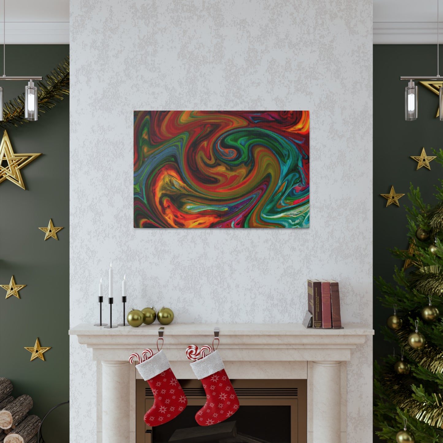 Heated - Canvas - Abstract
